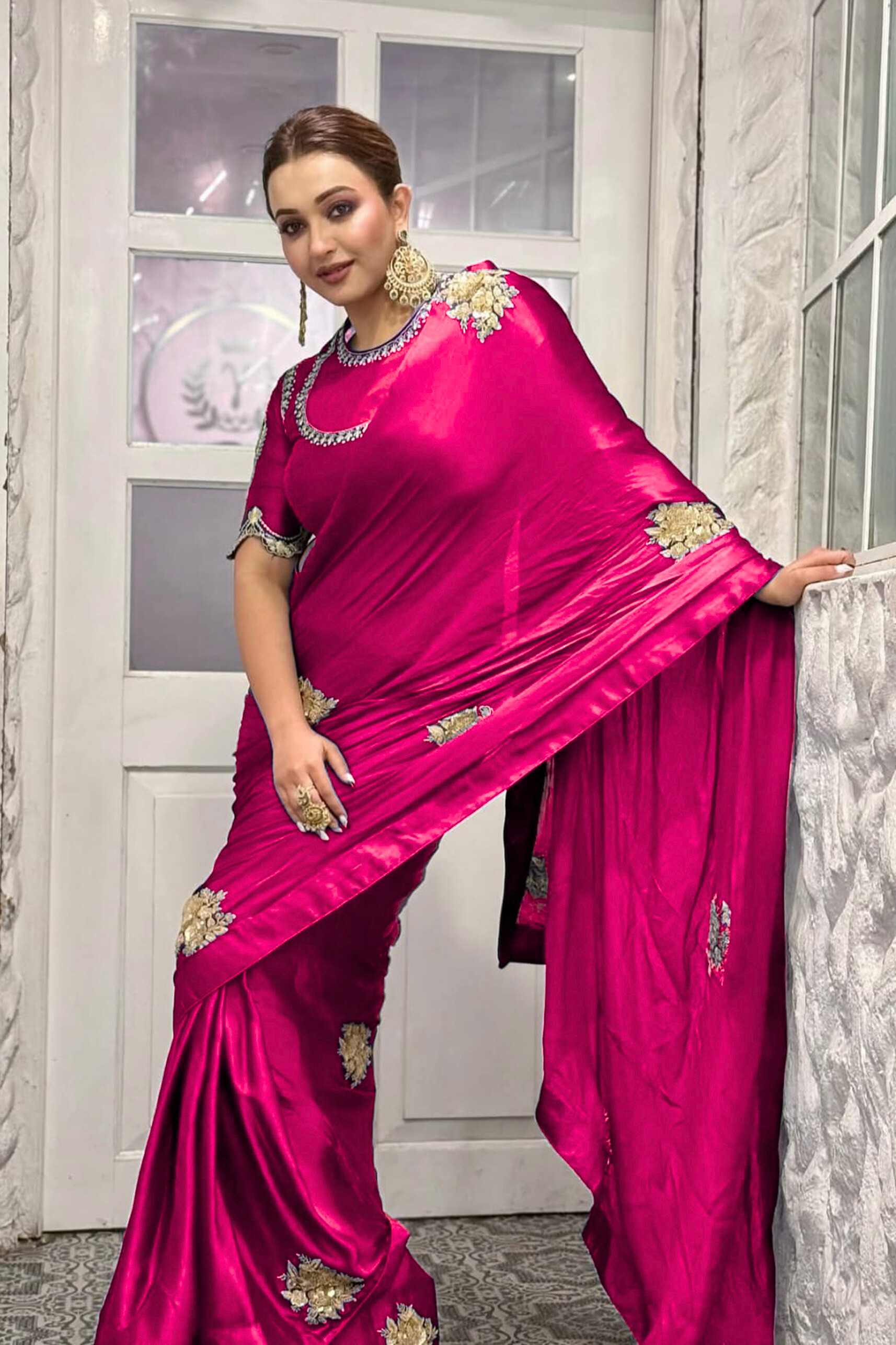 Satin Zardosi Work