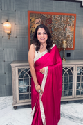 Crepe Satin Saree