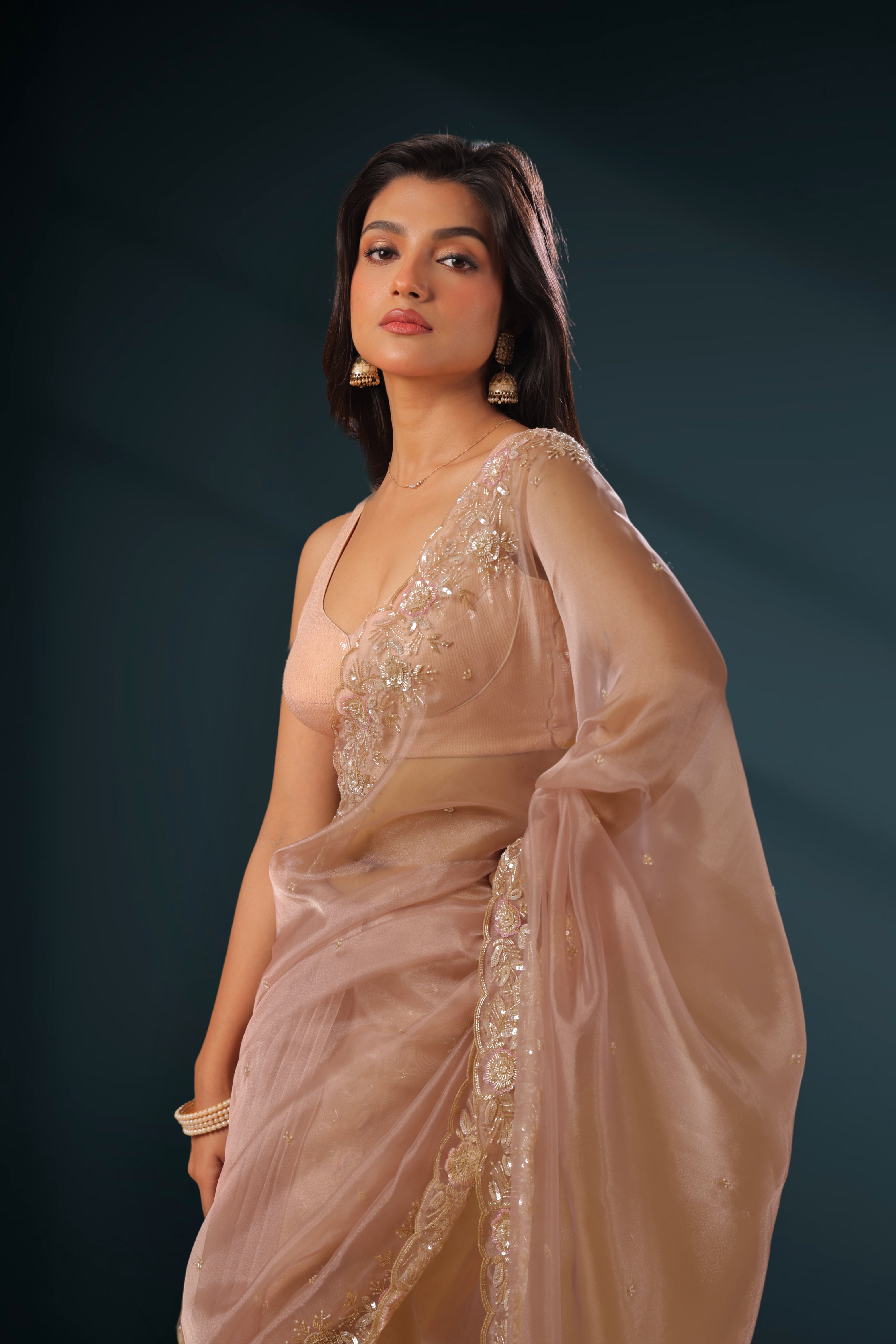 Glass Tissue Zardosi Work