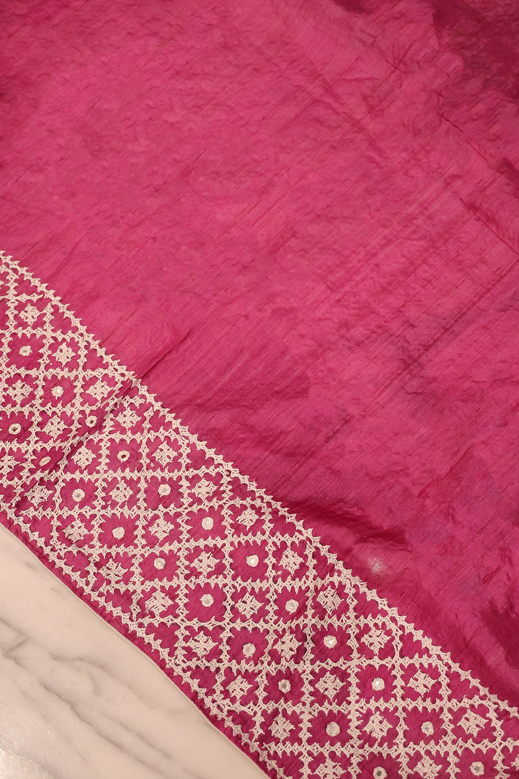 Tussar Shaded Hand Gujrati