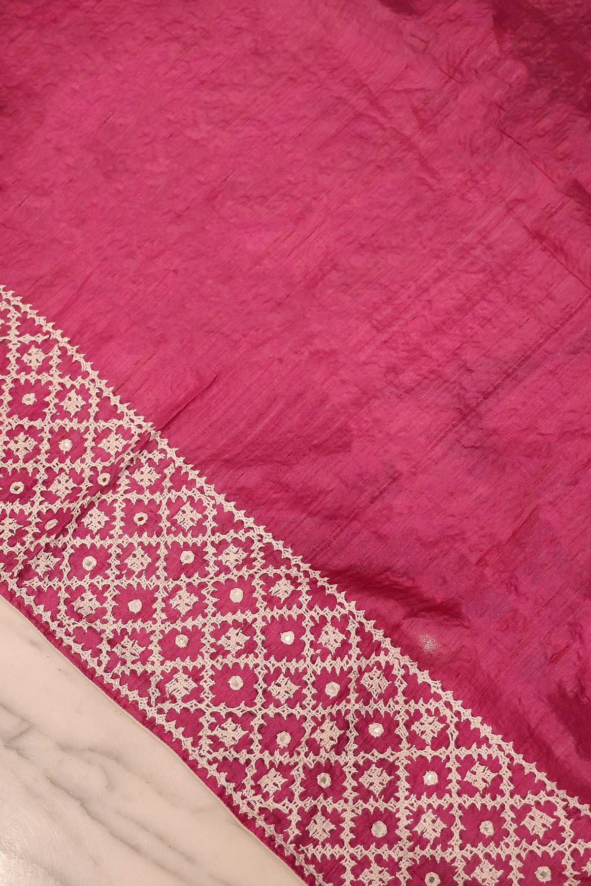 Tussar Shaded Hand Gujrati