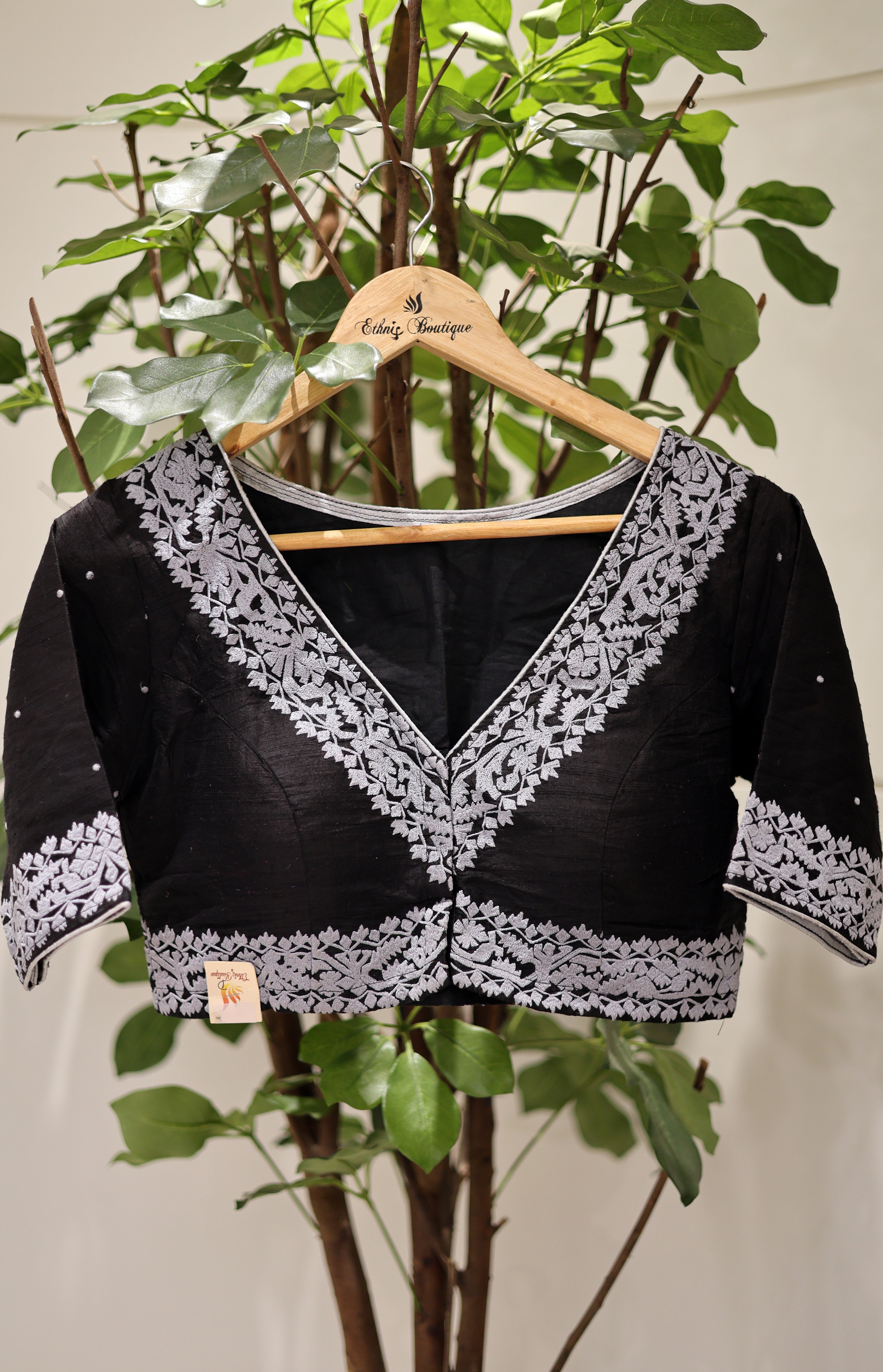Raw Silk Jamdani Blouse