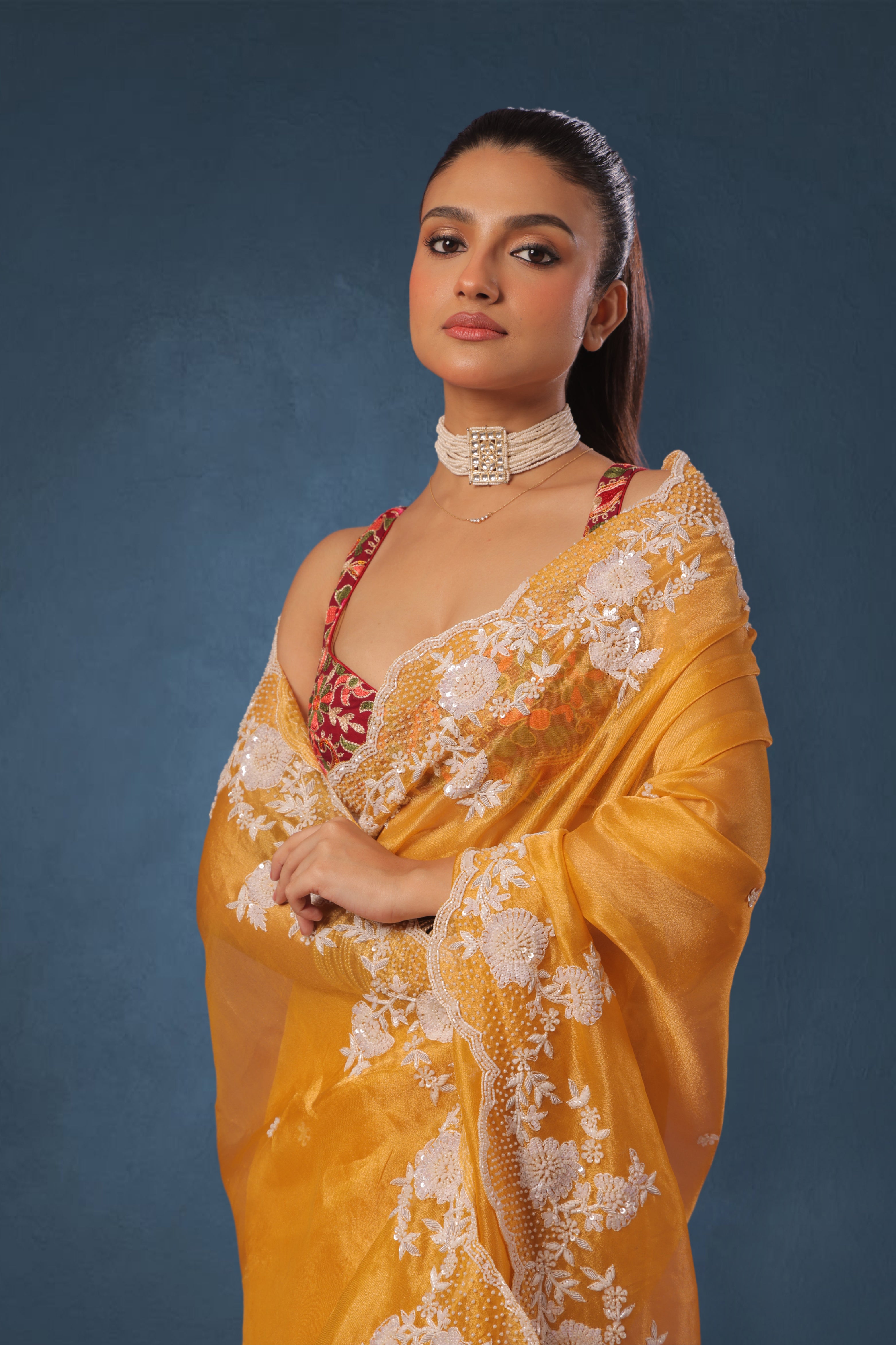 Exclusive Tissue Pearl & Sequence Work