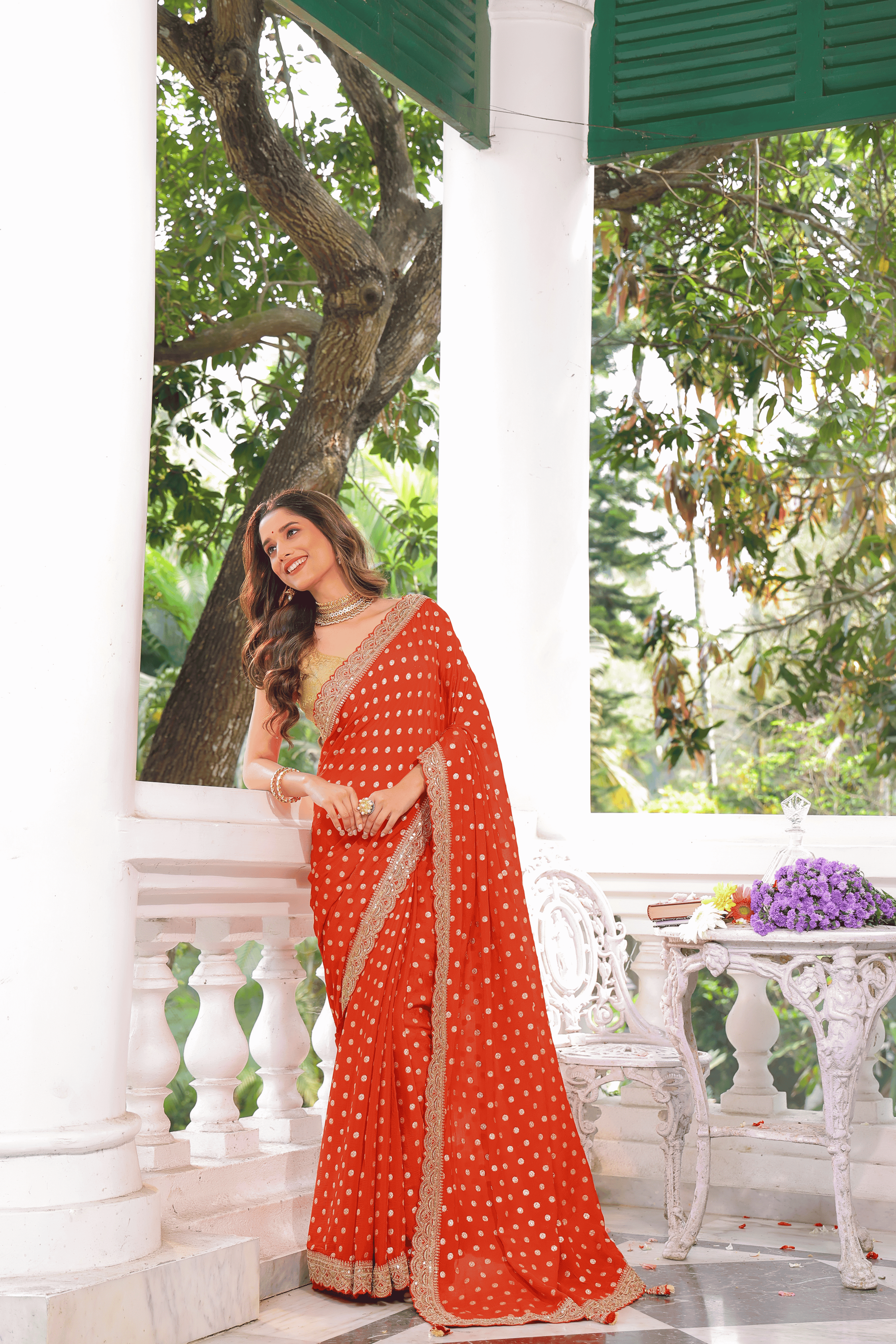 Semi Khaddi Banarasi