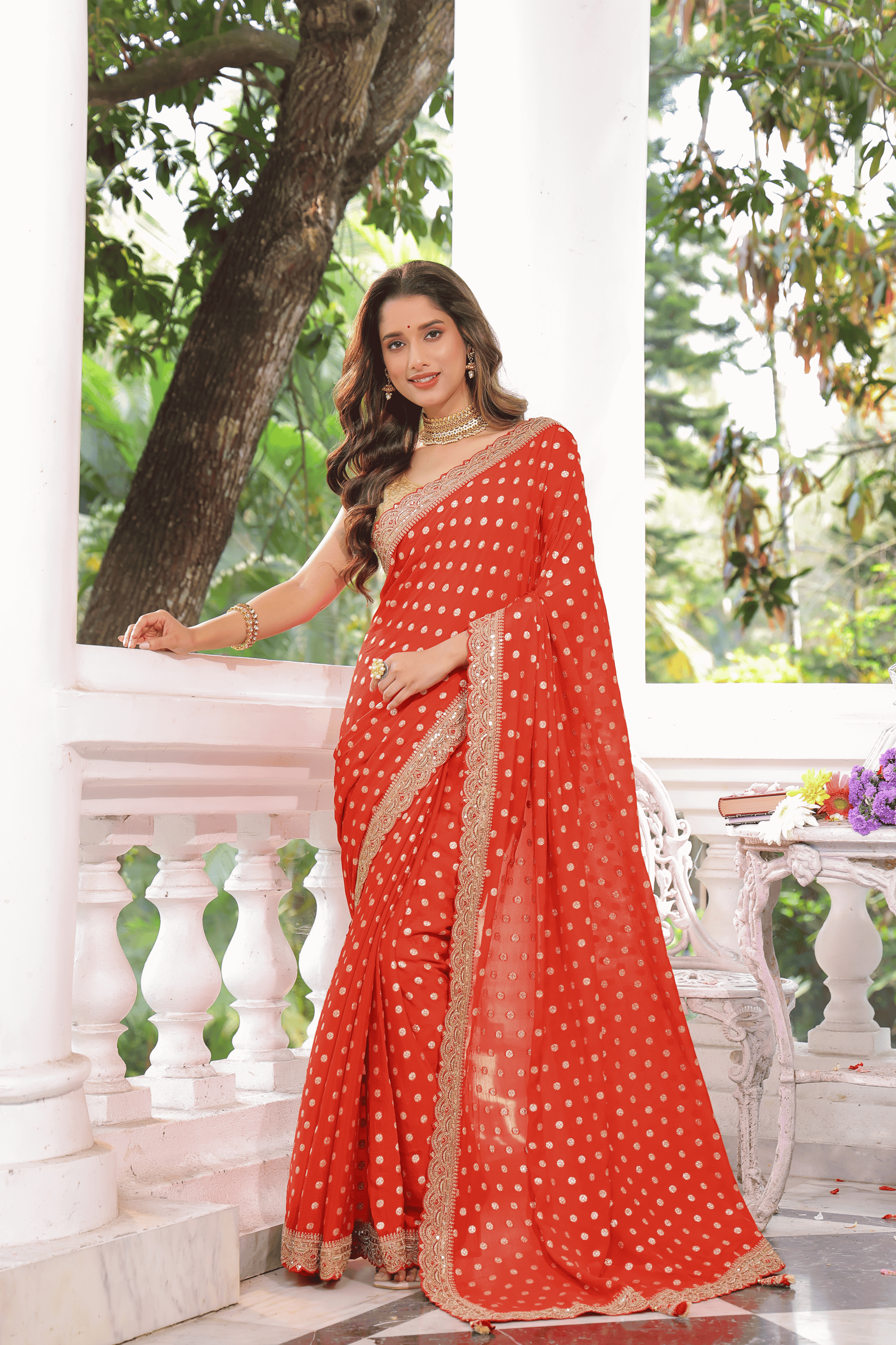 Semi Khaddi Banarasi