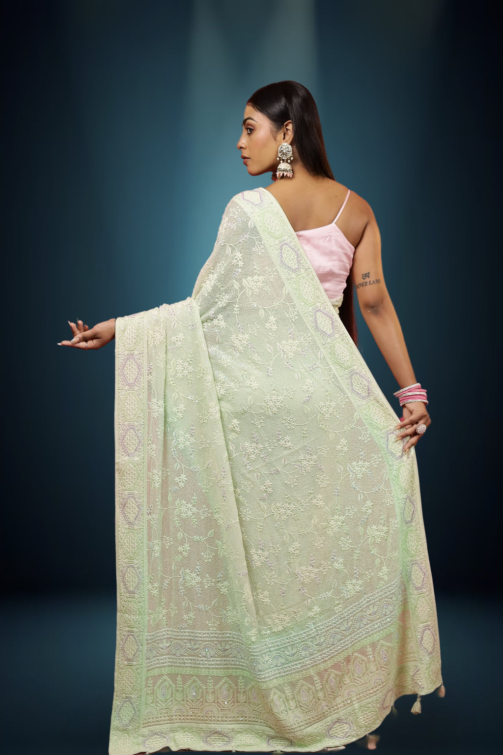 Chikankari Saree