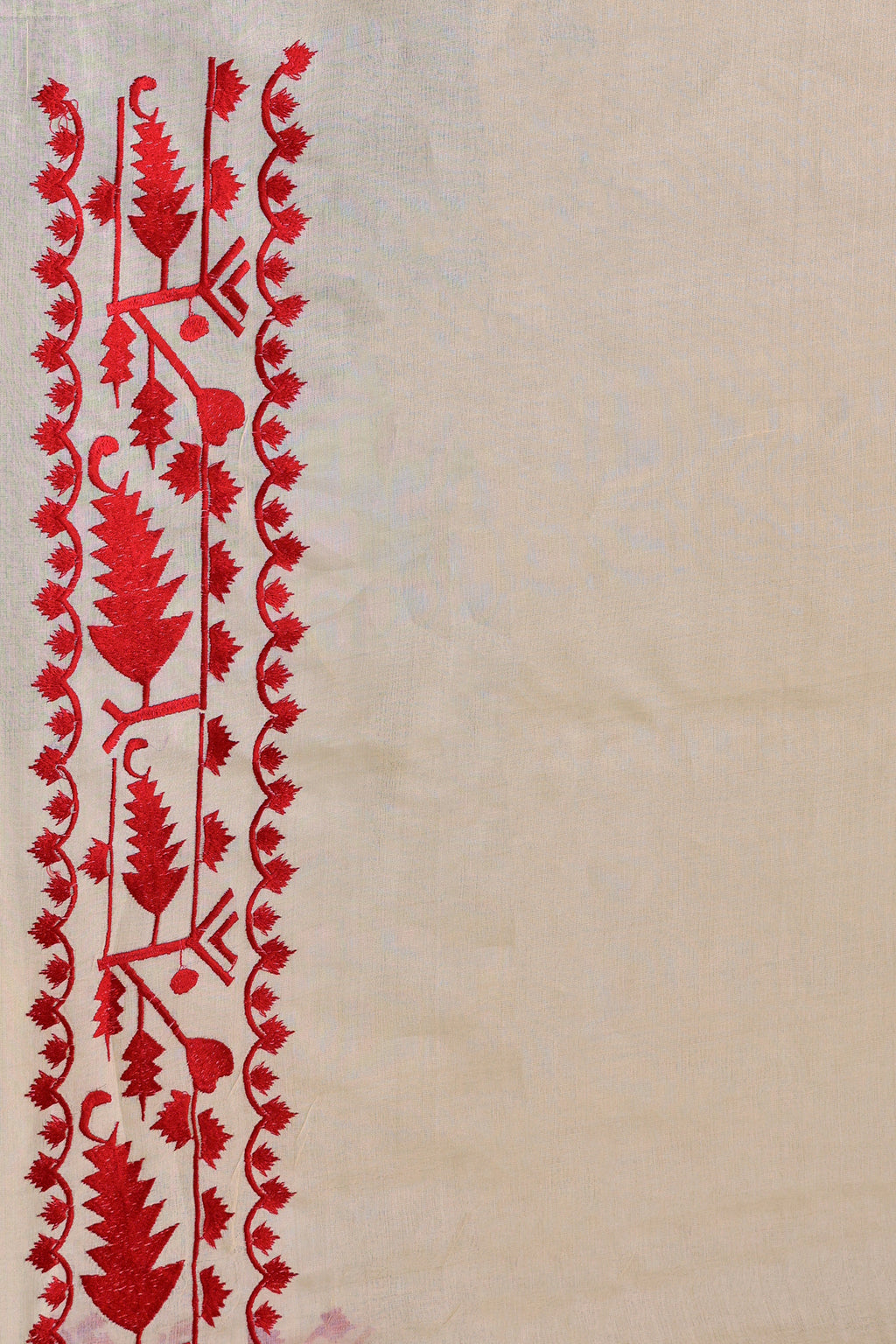 Tussar Jamdani Embroidery