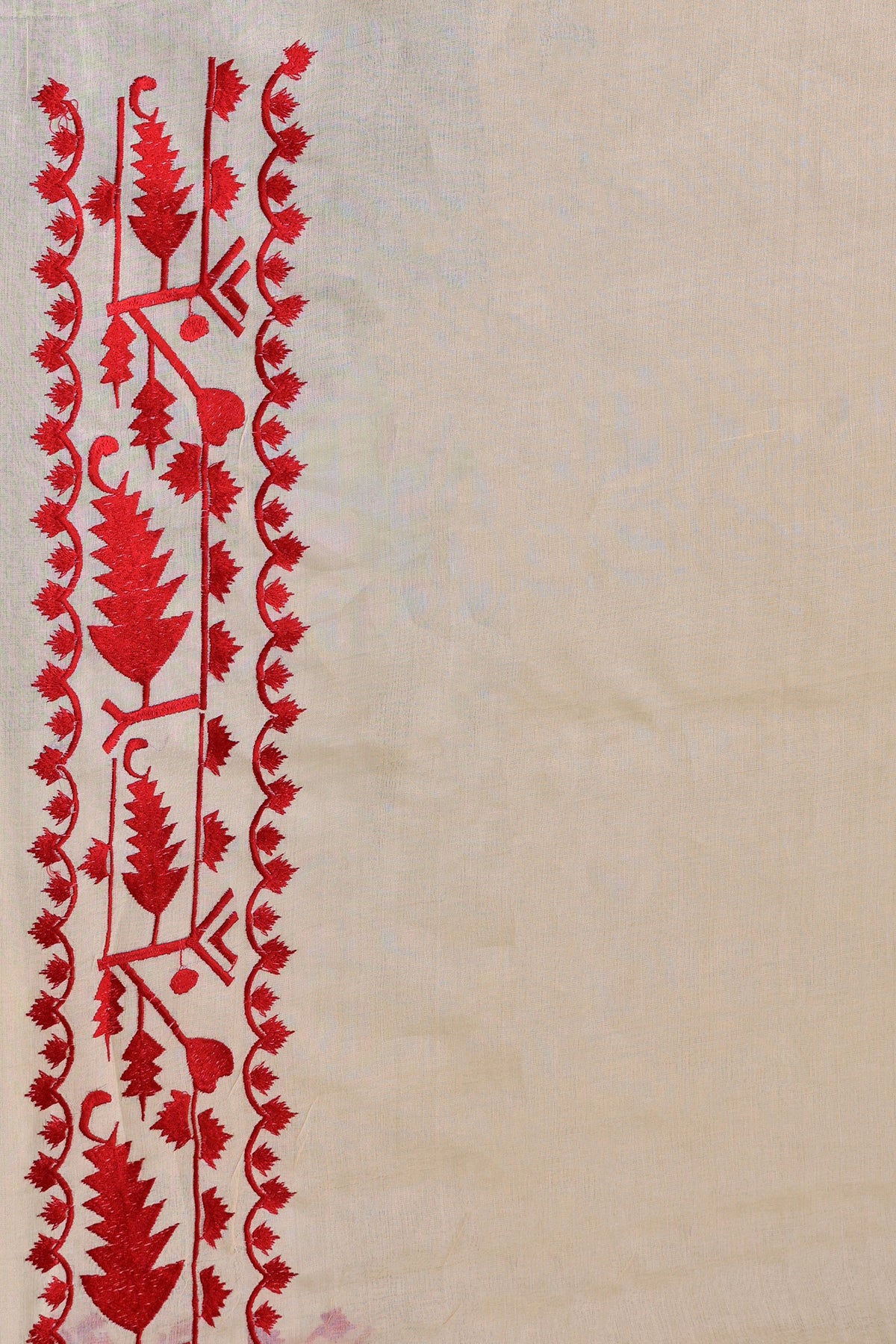 Tussar Jamdani Embroidery
