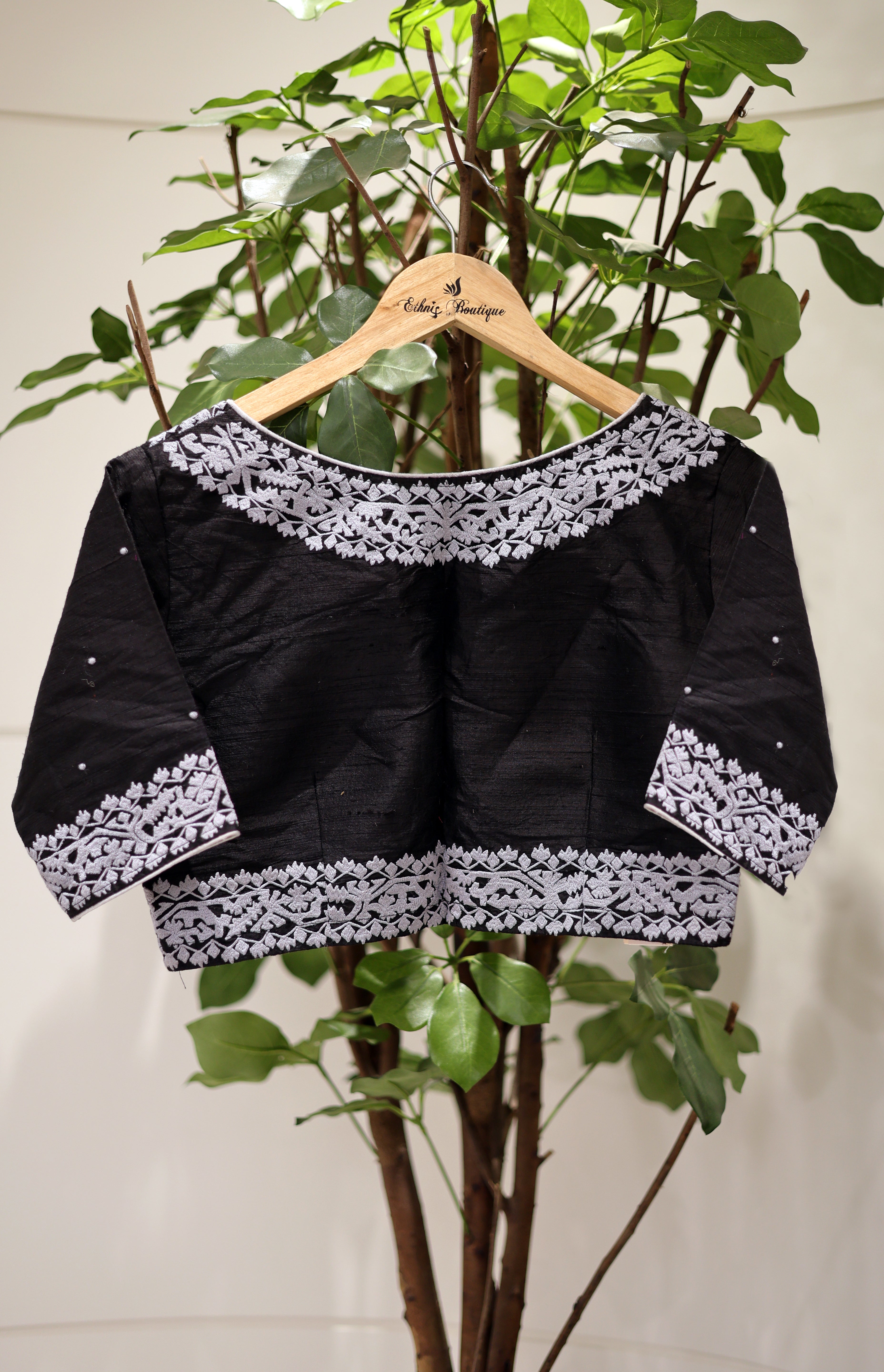 Raw Silk Jamdani Blouse