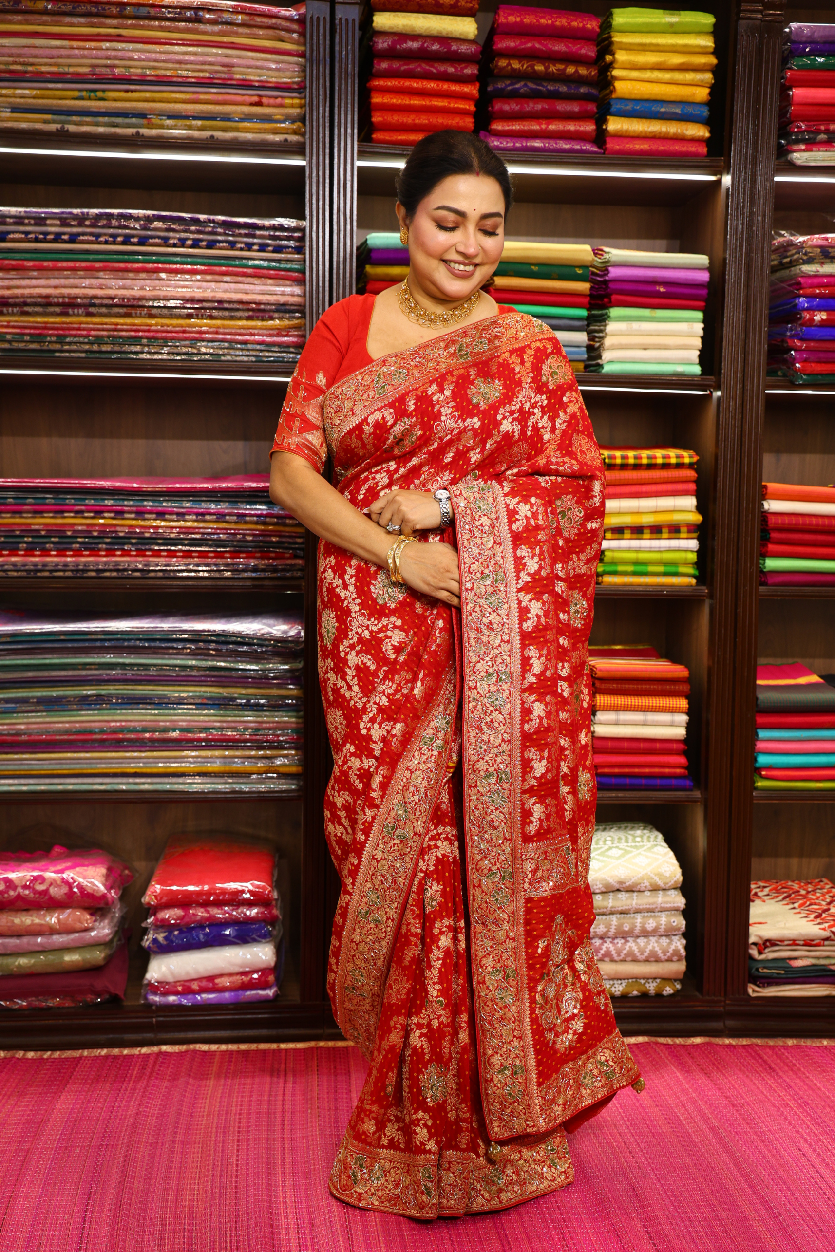 Semi Khaddi Zardosi Work