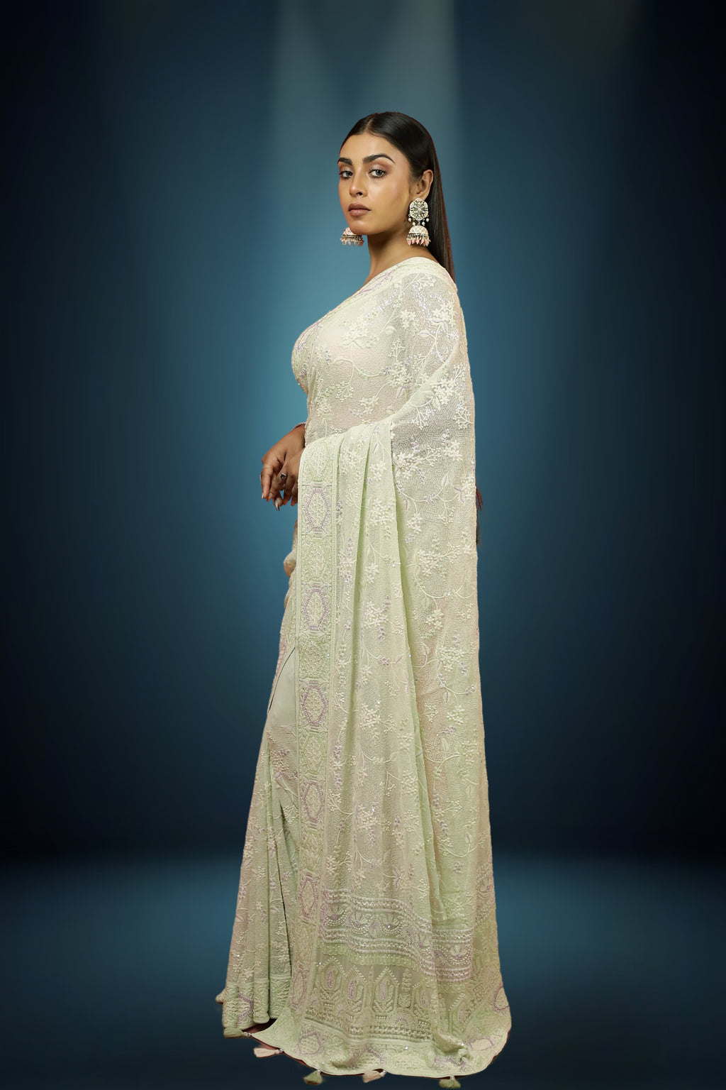 Chikankari Saree