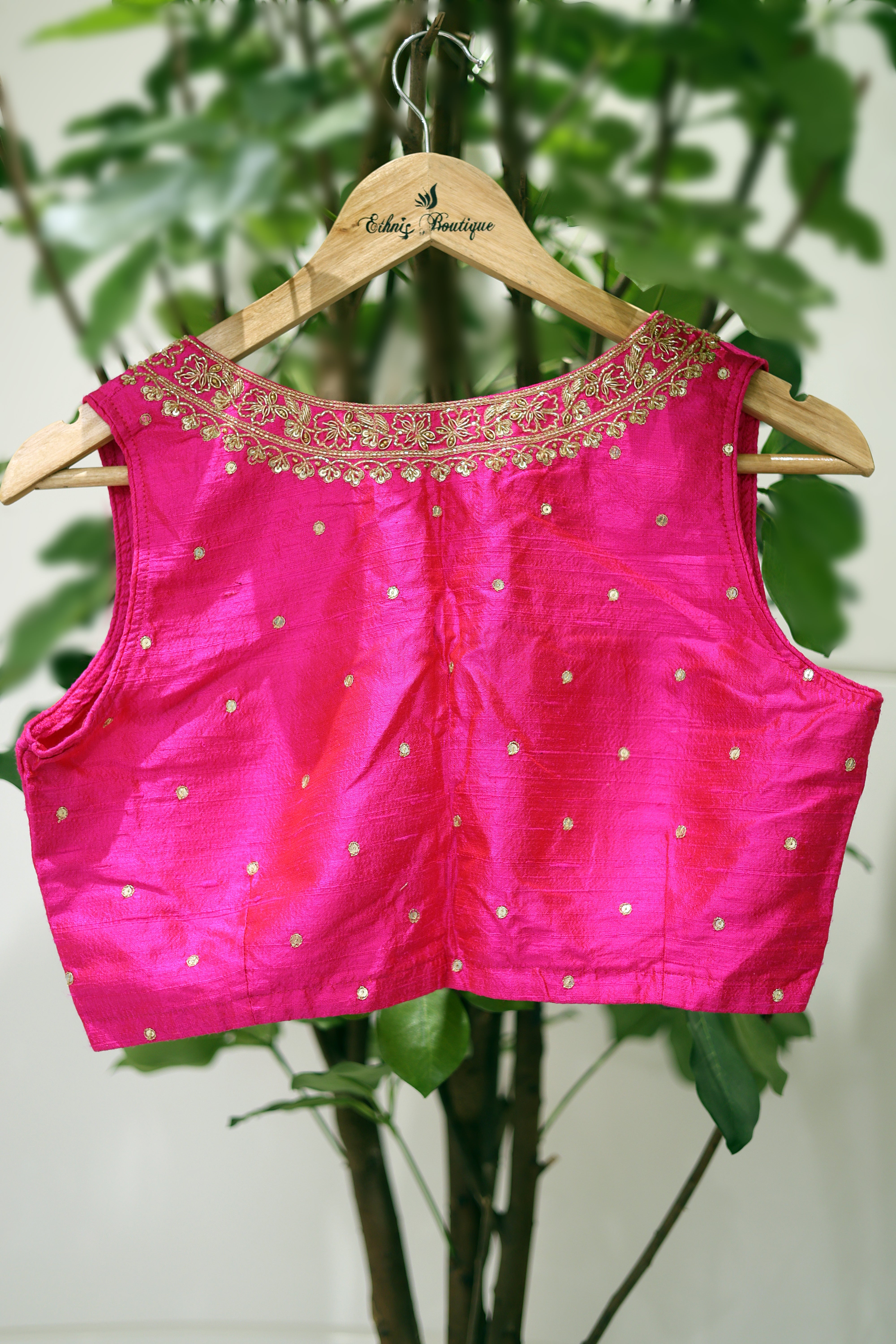 Raw Silk Zardosi Work