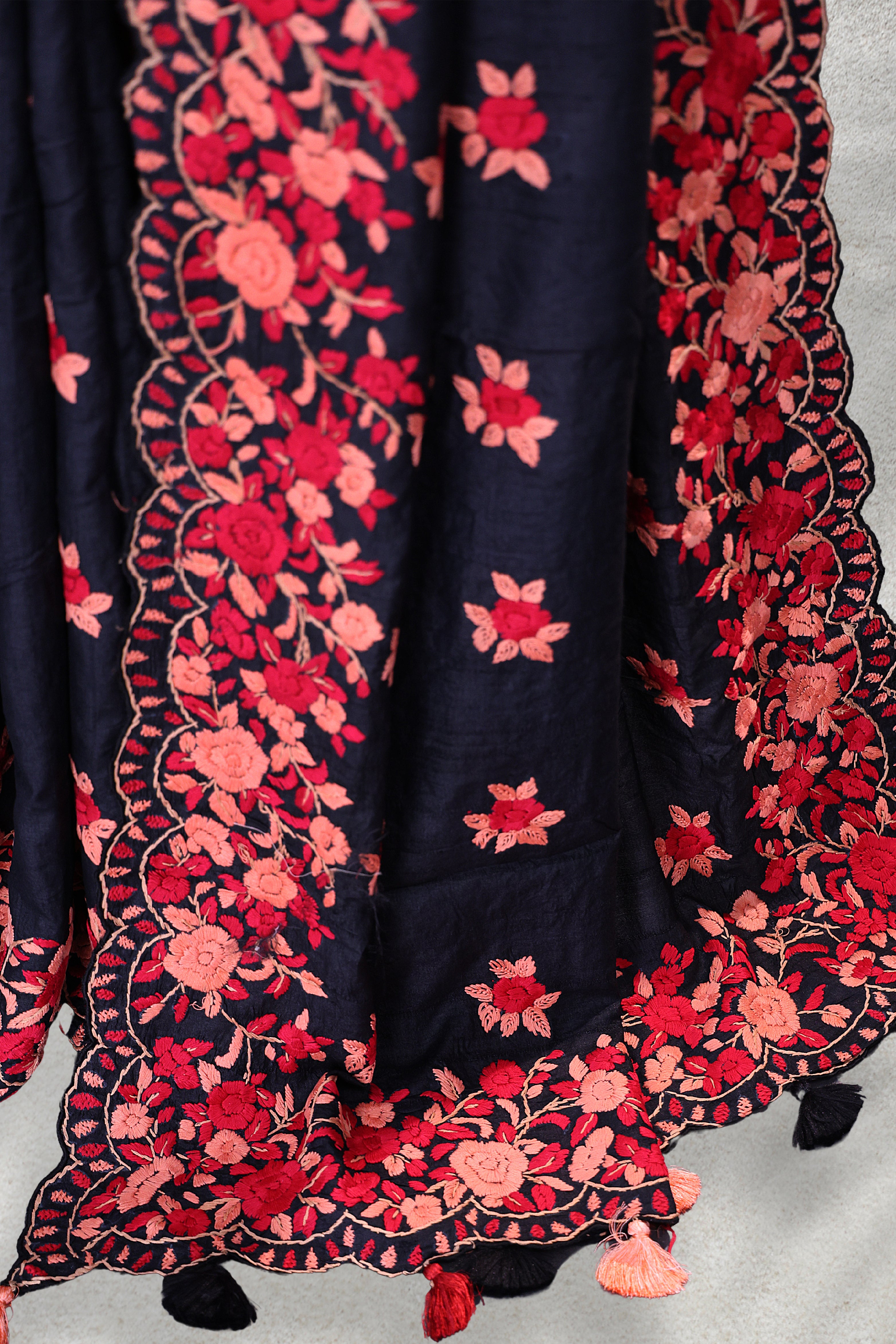 Tussar Parsi Hand Work