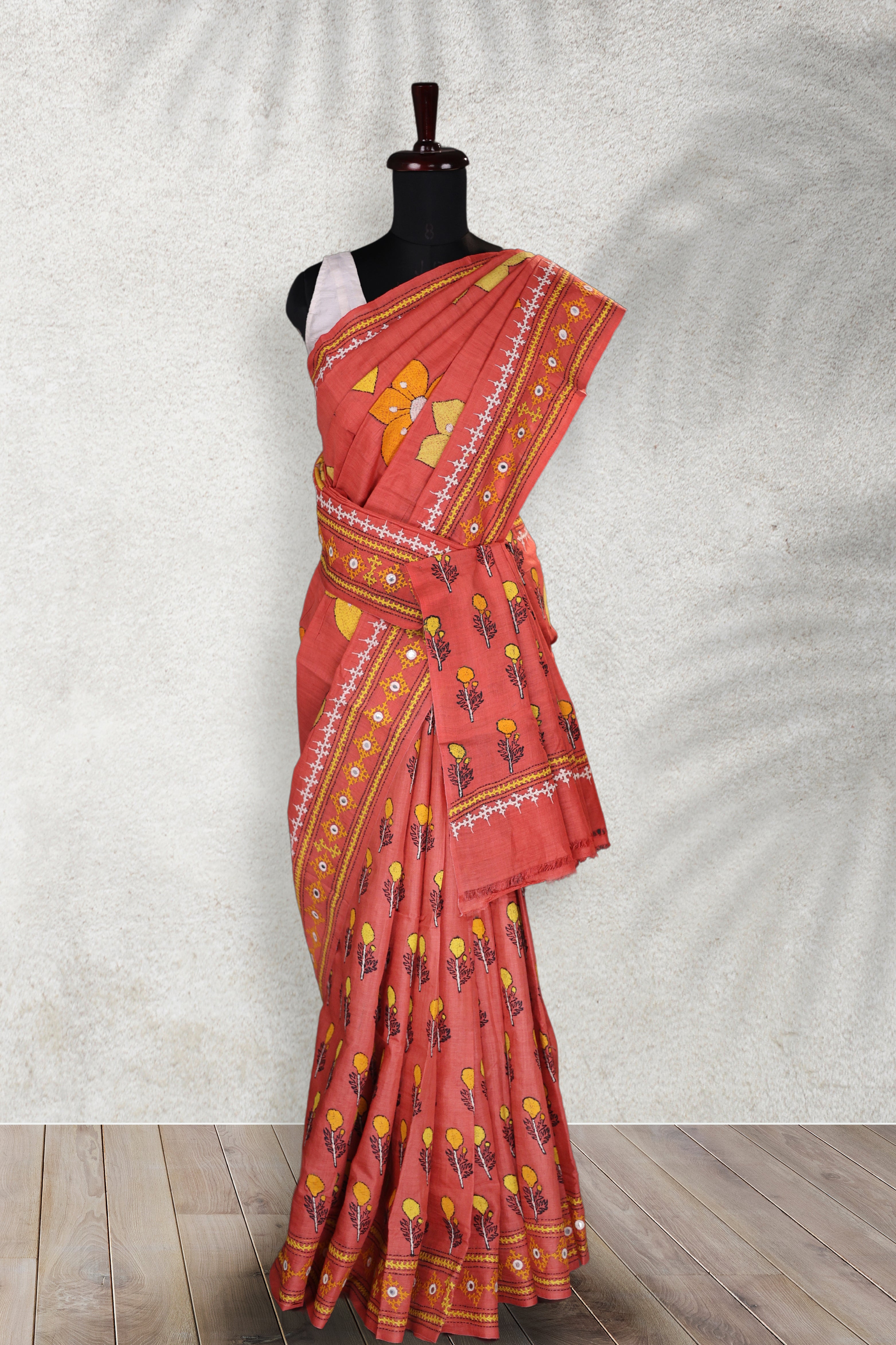 Tussar Fusion Kantha