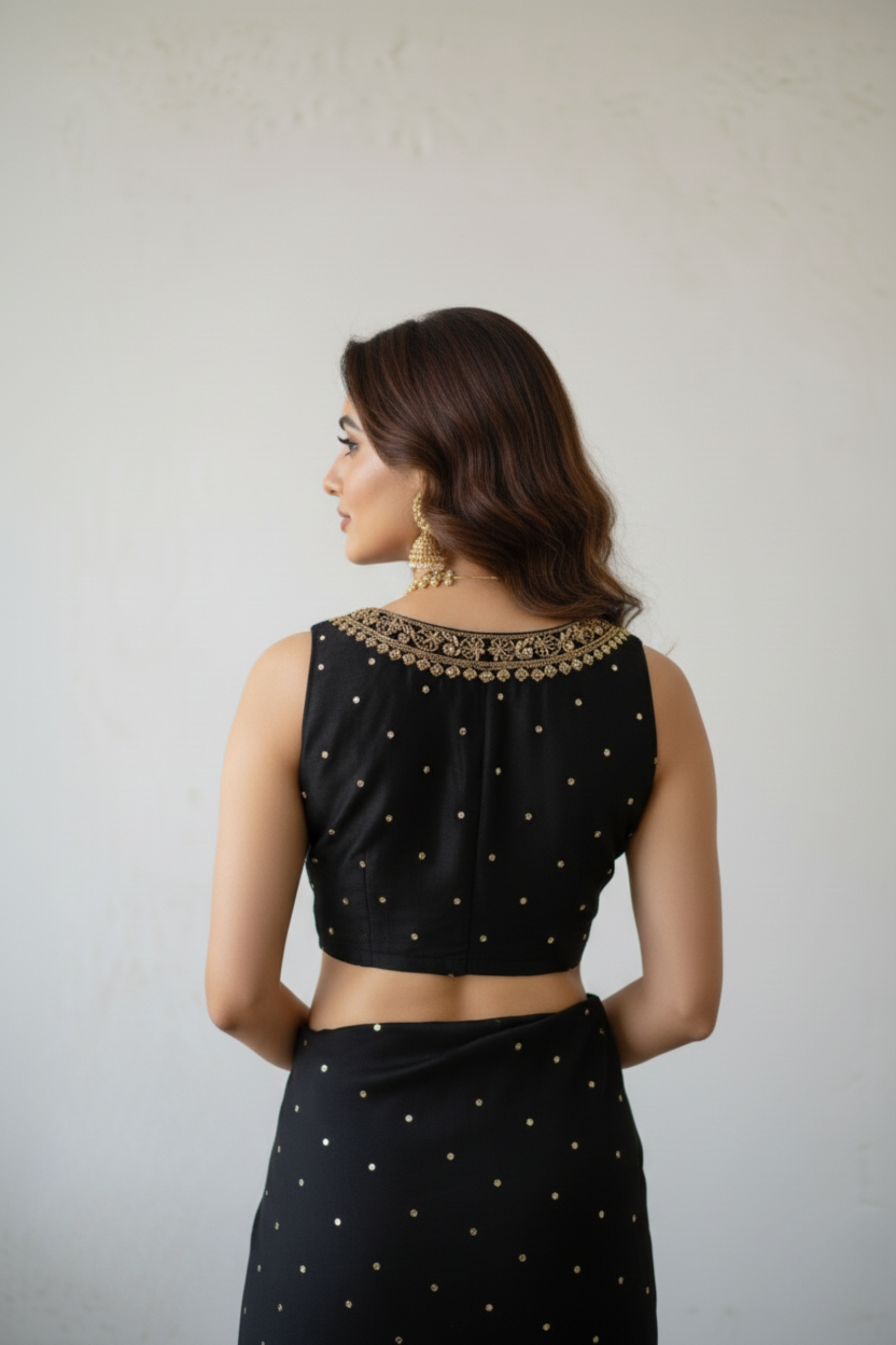 Raw Silk Zardosi Work