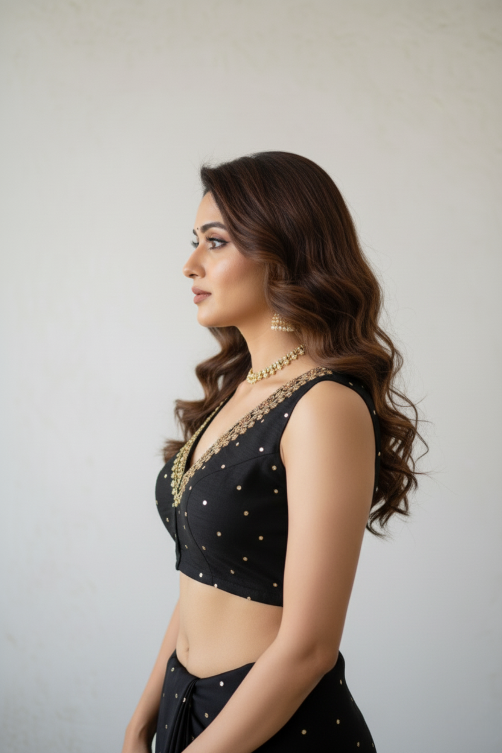 Raw Silk Zardosi Work