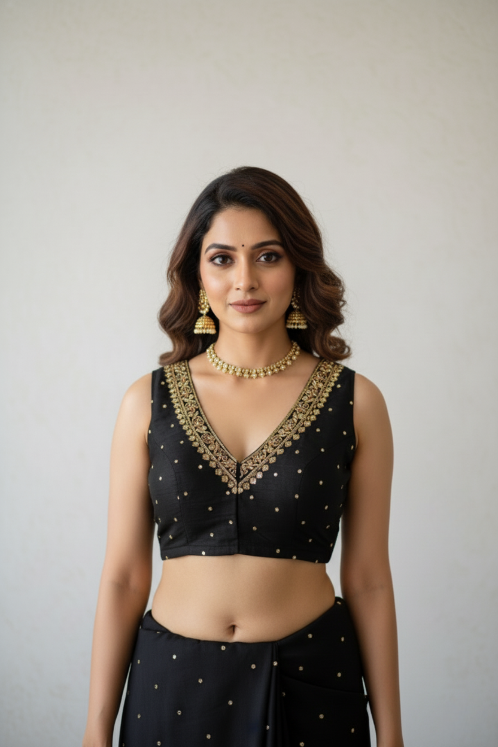 Raw Silk Zardosi Work