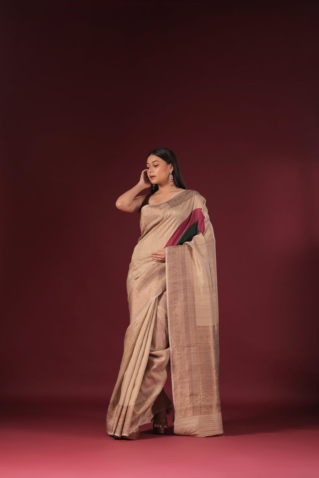 Tussar Banarasi