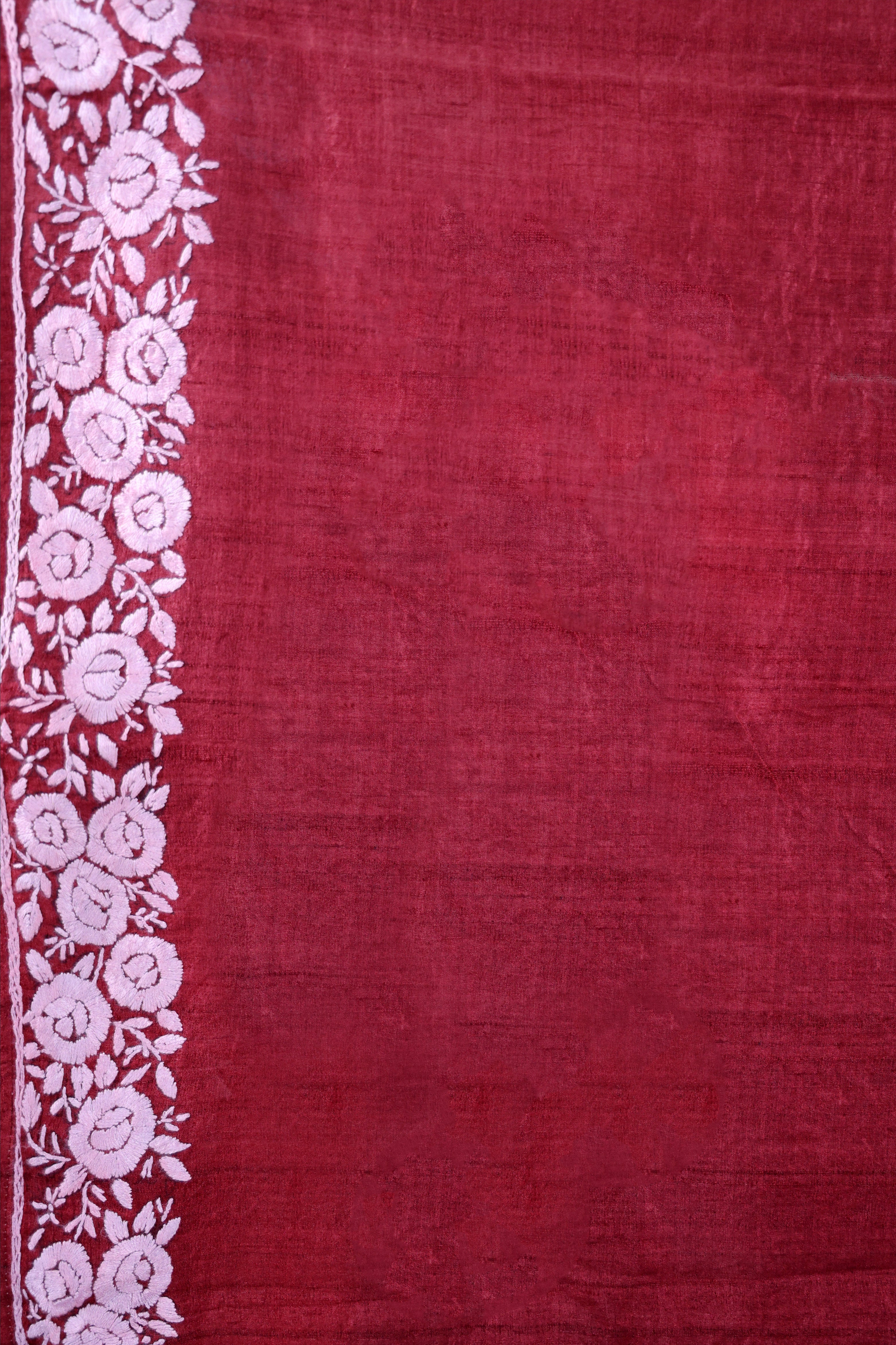 Tussar Shaded Parsi Hand Work