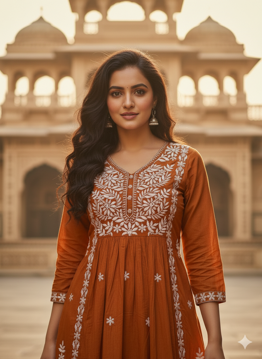 Cotton 2PC Kurti Set