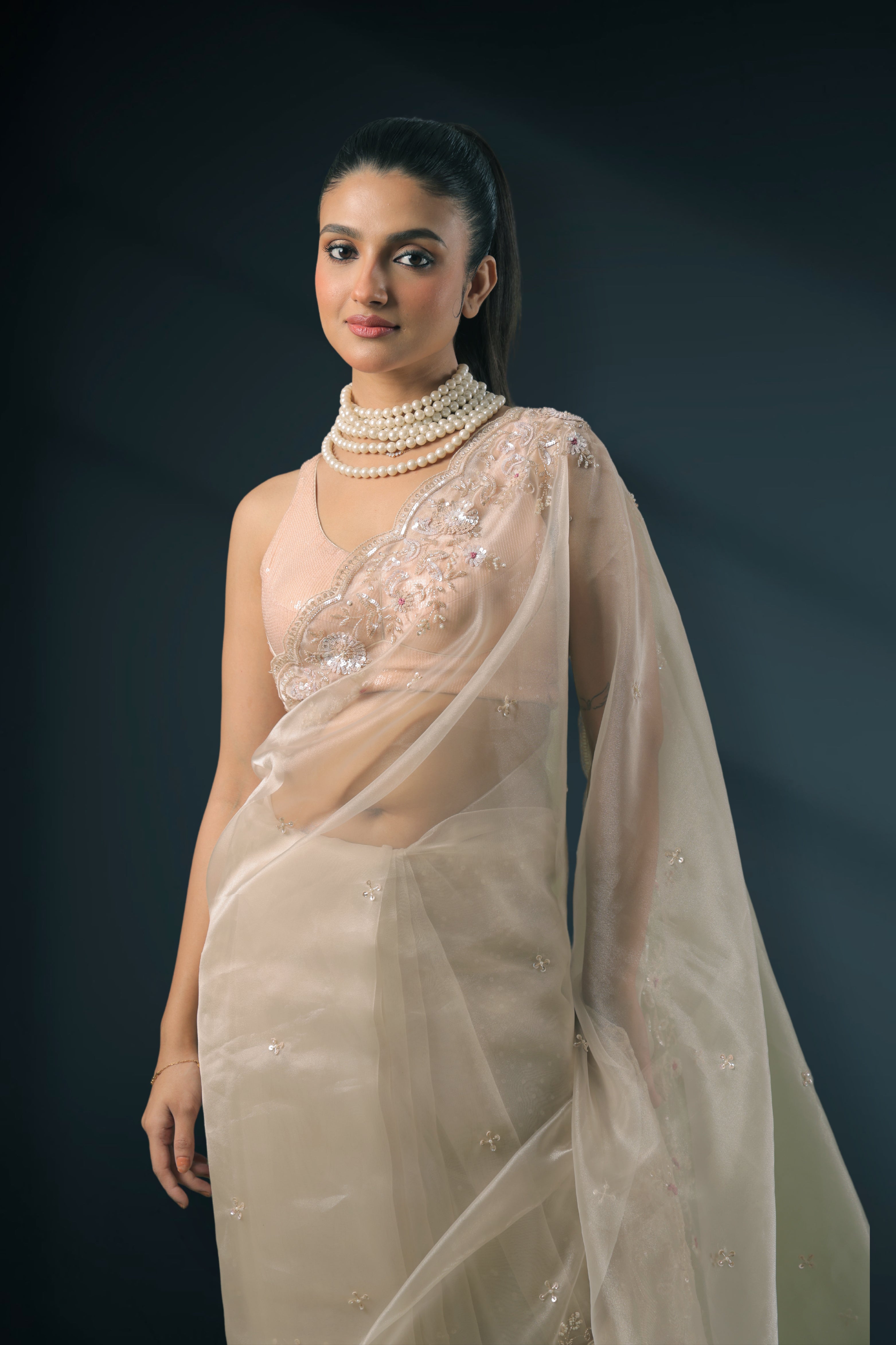 Glass Tissue Zardosi