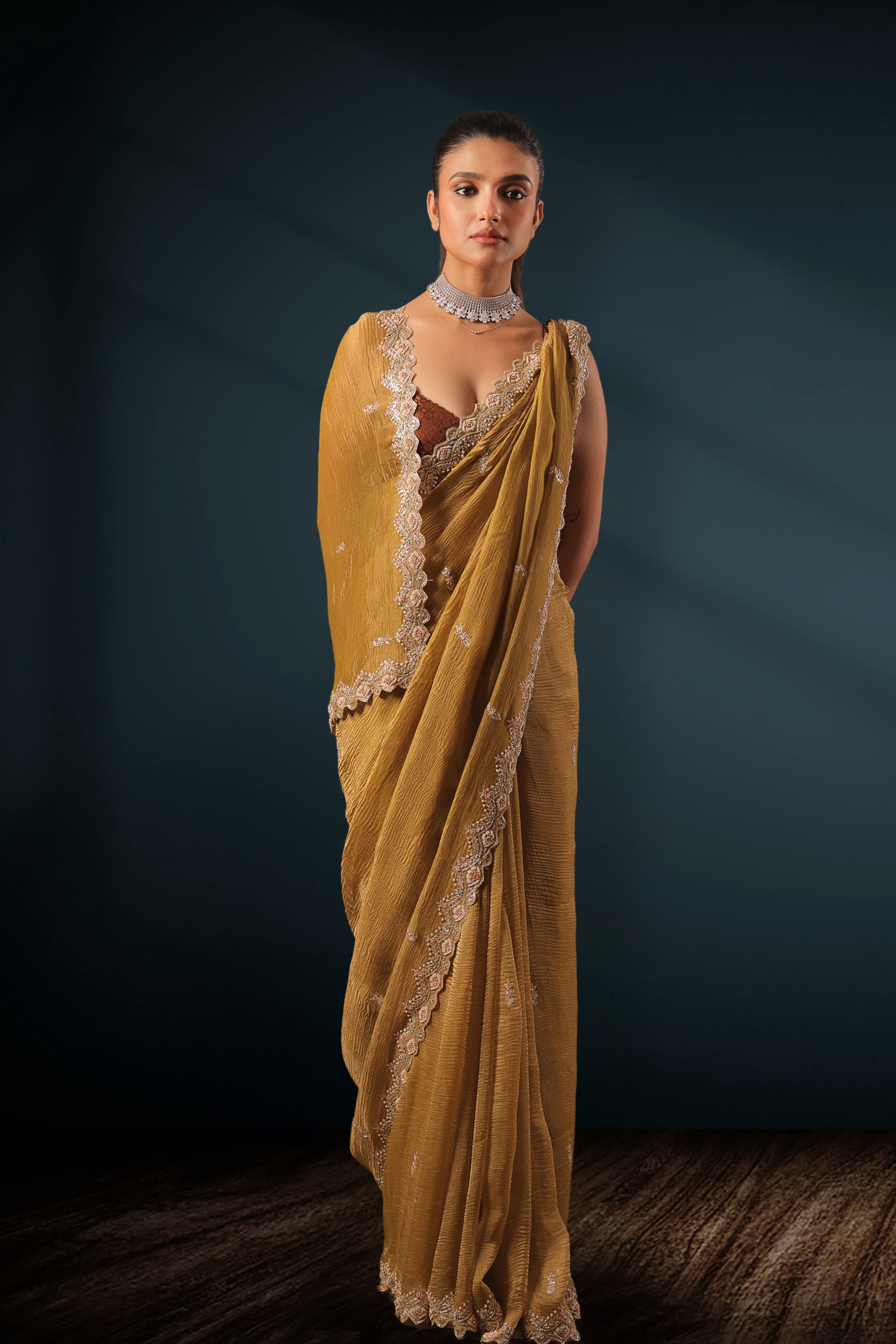 Exclusive Crush Tissue Zardosi