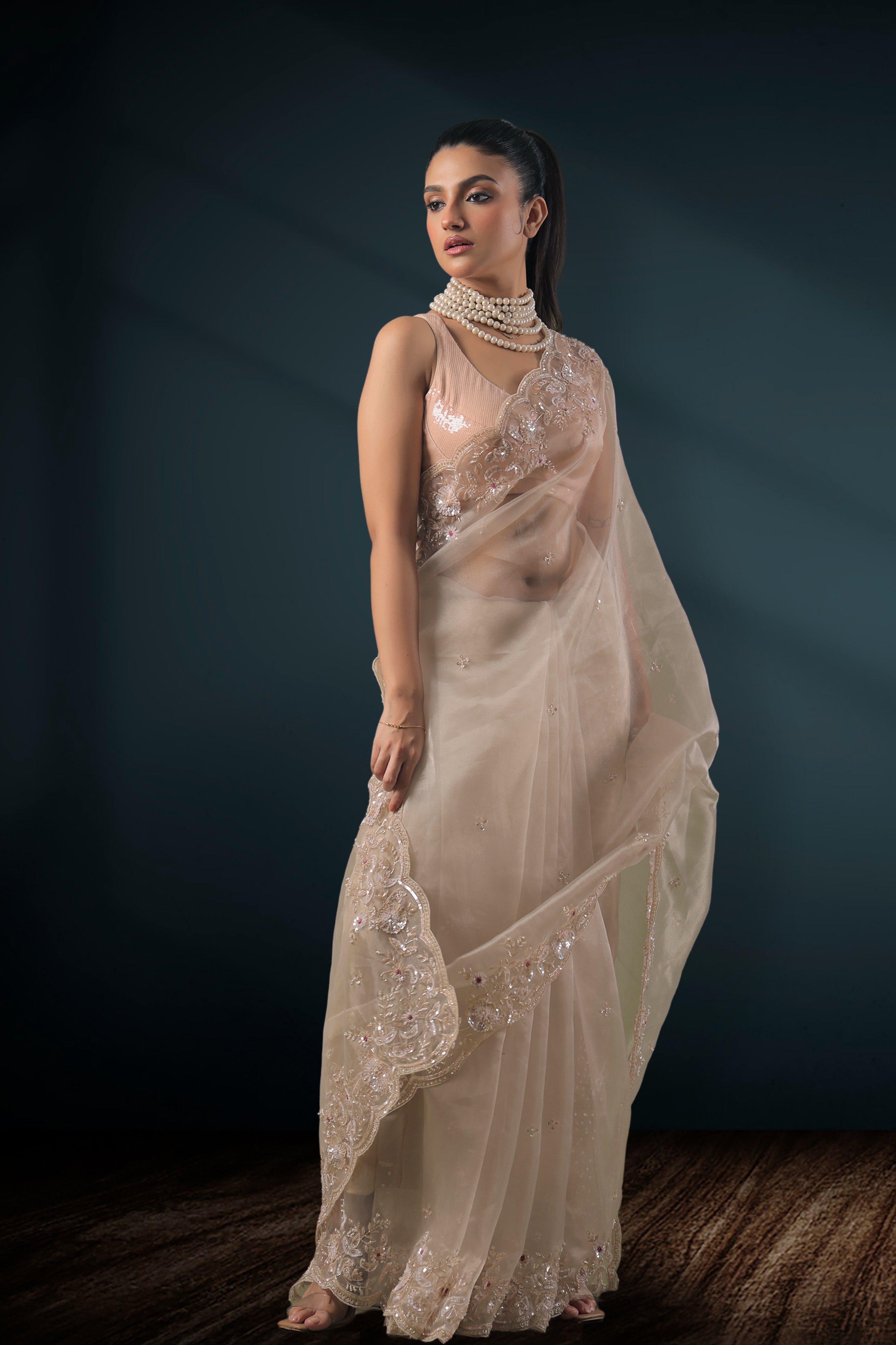 Glass Tissue Zardosi