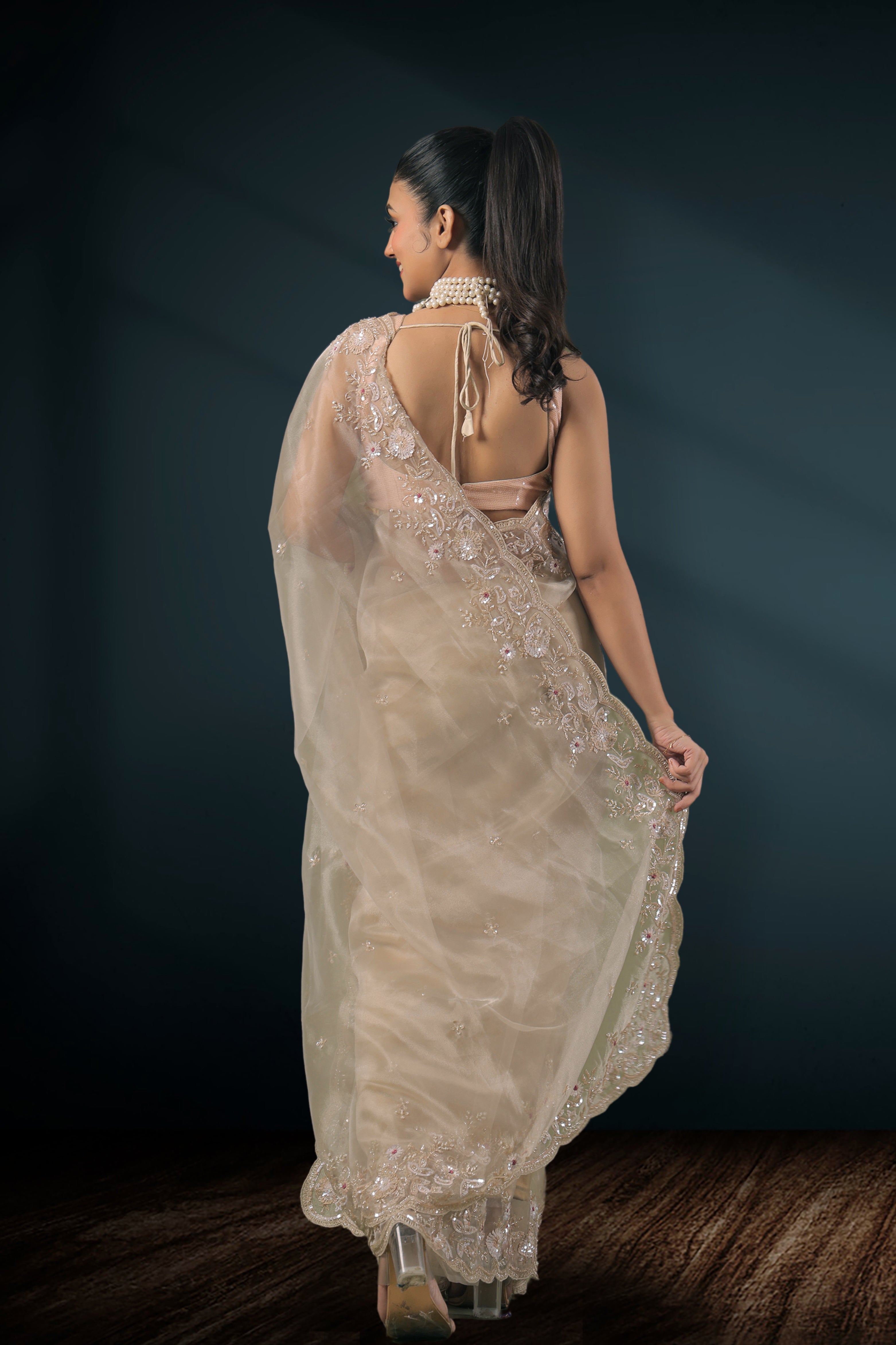 Glass Tissue Zardosi