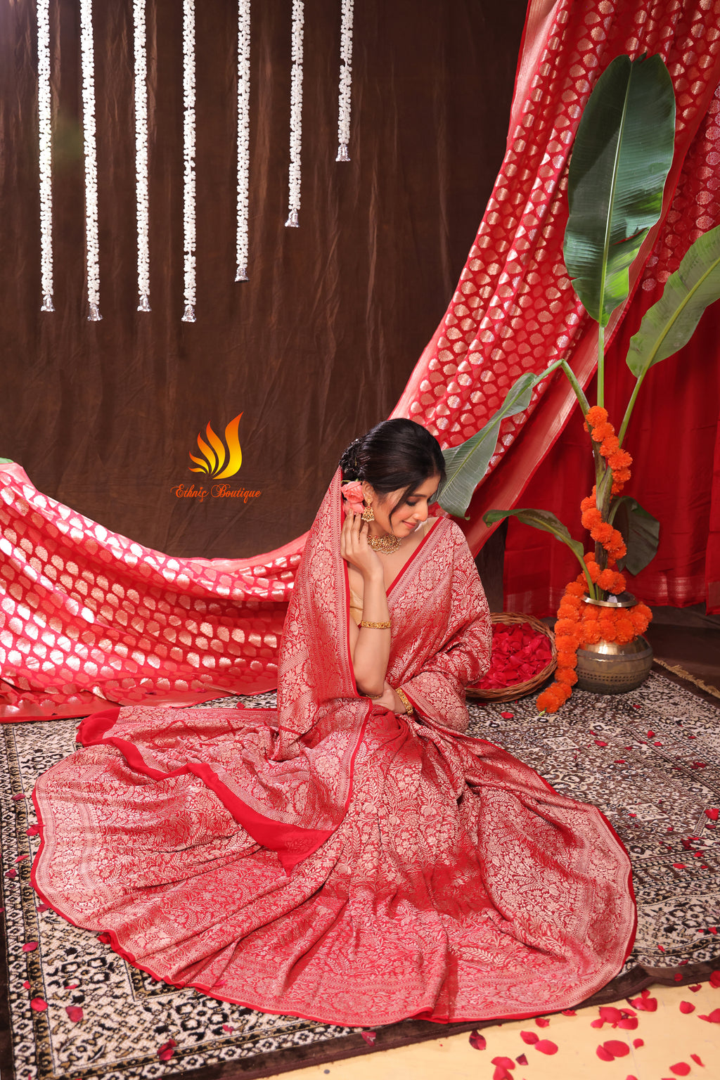 Pure Khaddi Georgette Banarasi