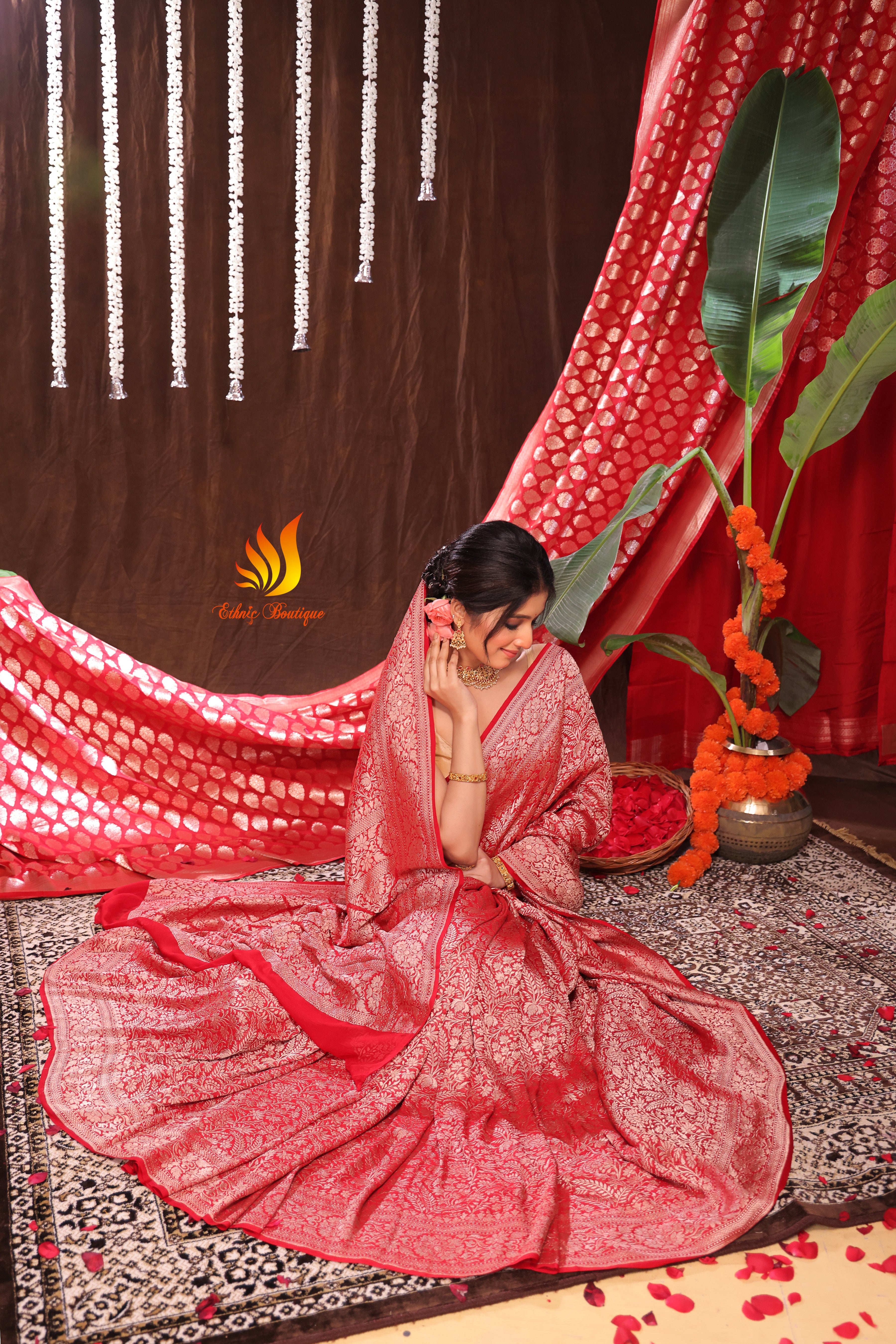 Pure Khaddi Georgette Banarasi