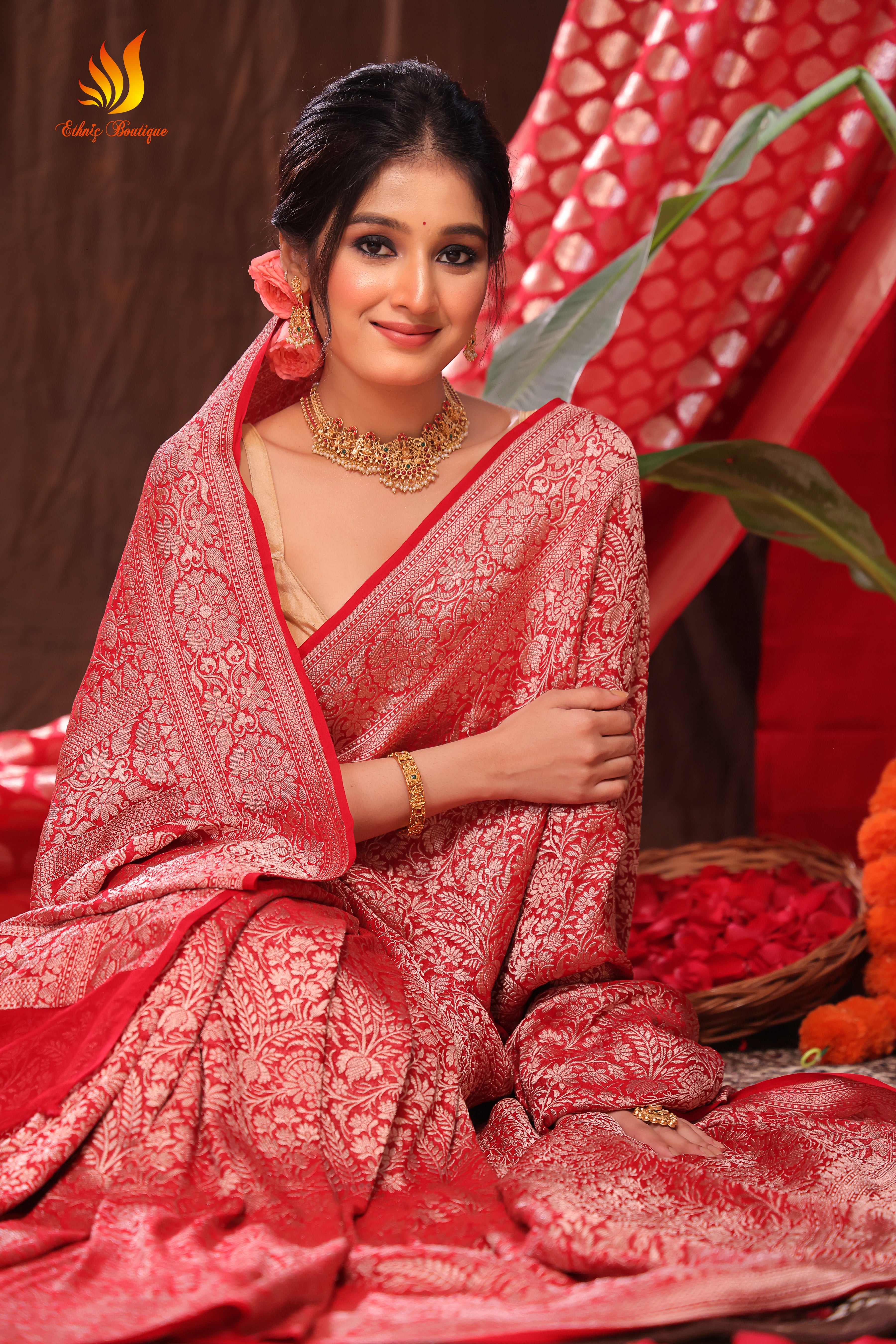 Pure Khaddi Georgette Banarasi