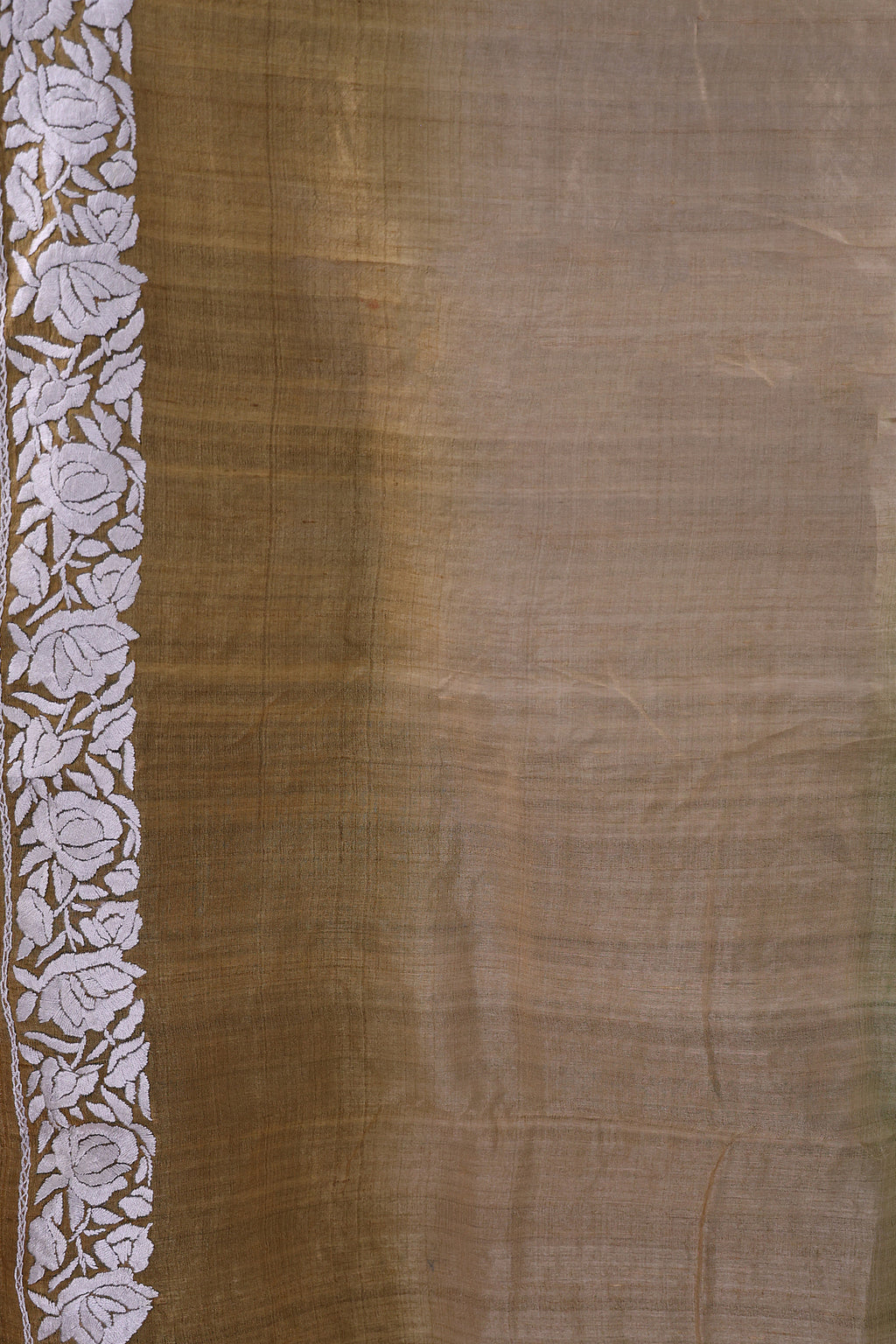 Tussar Shaded Parsi Hand Work
