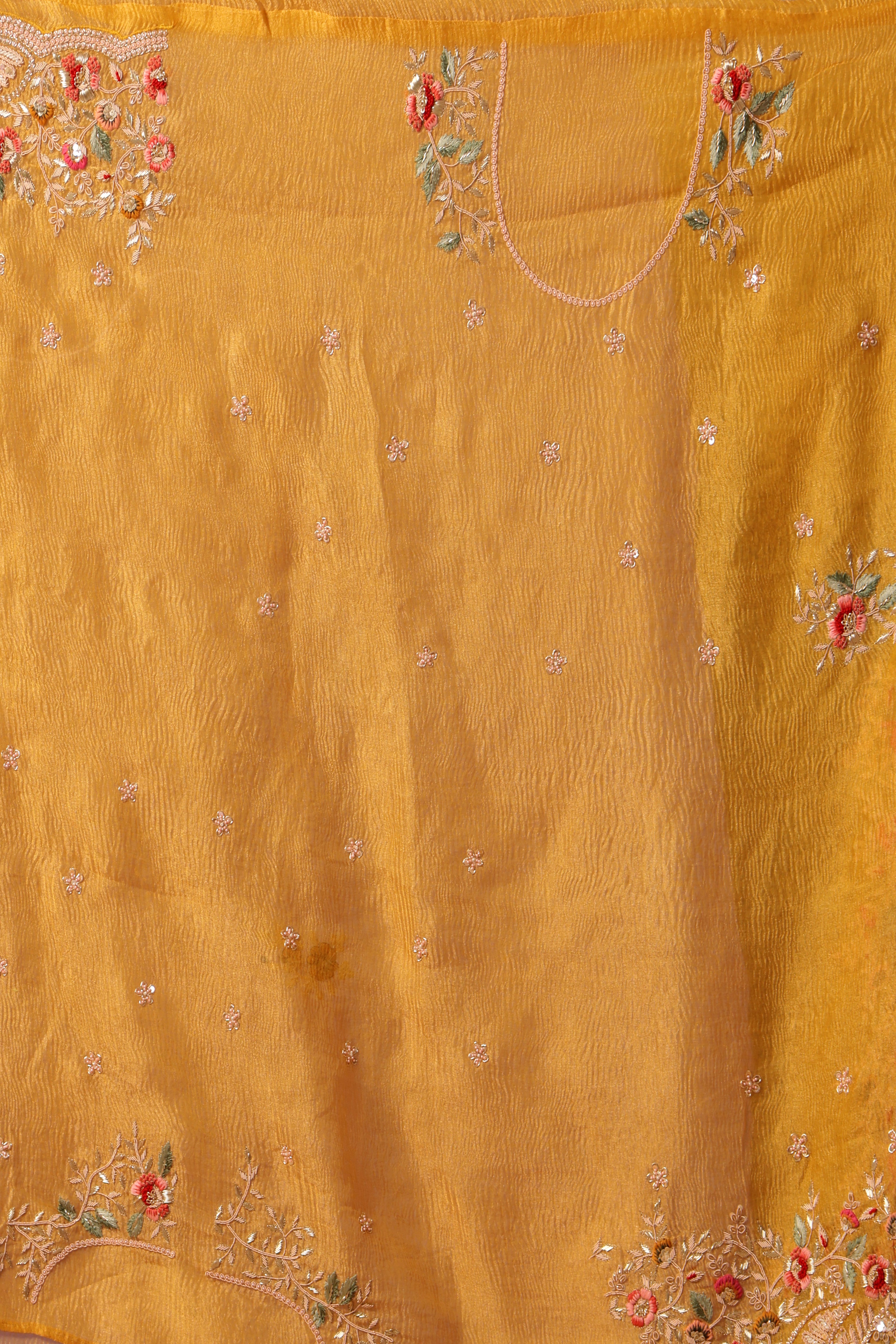 Exclusive Crush Tissue Zardosi Work