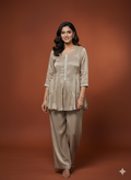 Tissue Zardosi Work 2PC Kurti Set