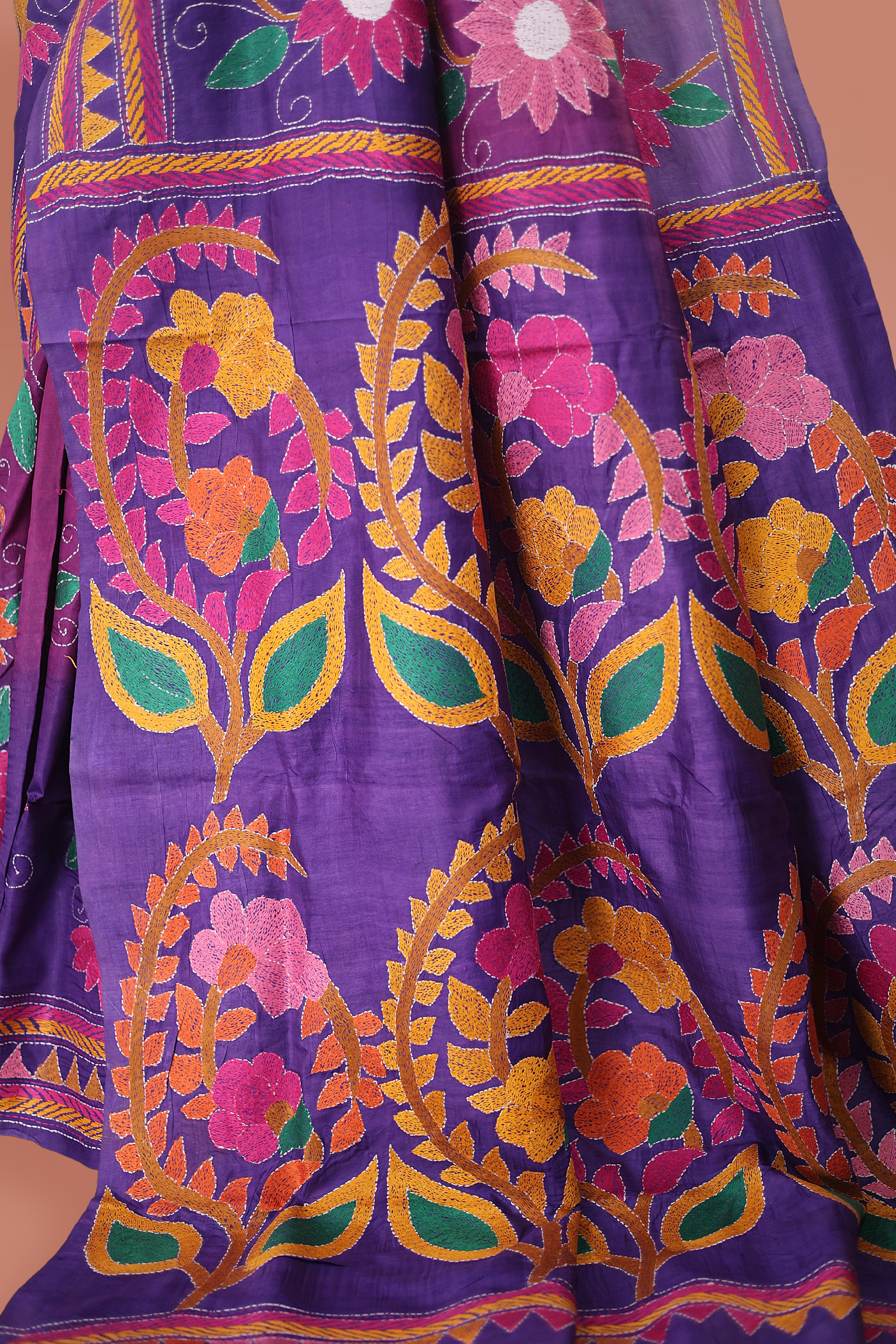 Silk Kantha