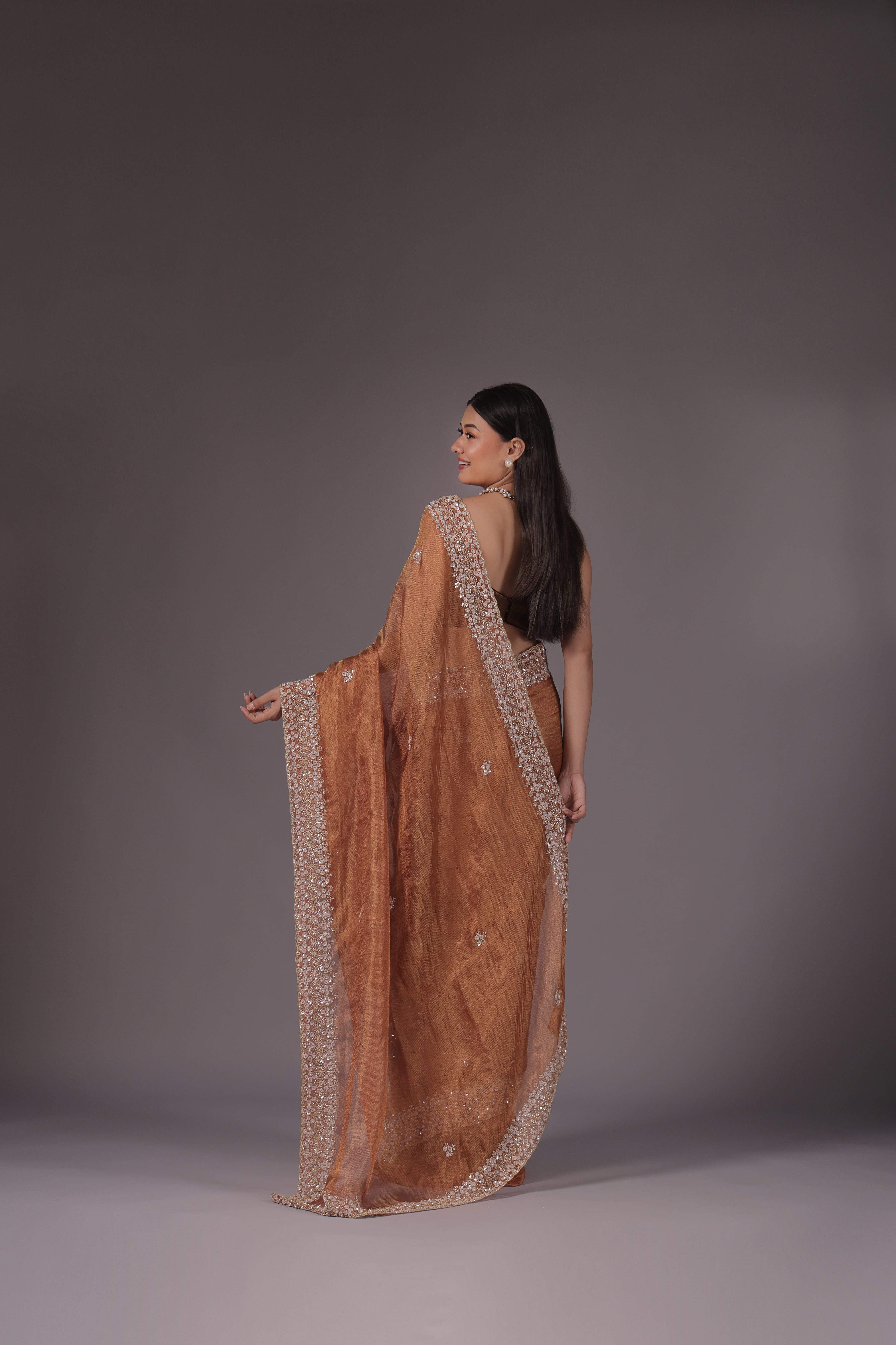 Tissue Zardosi Work
