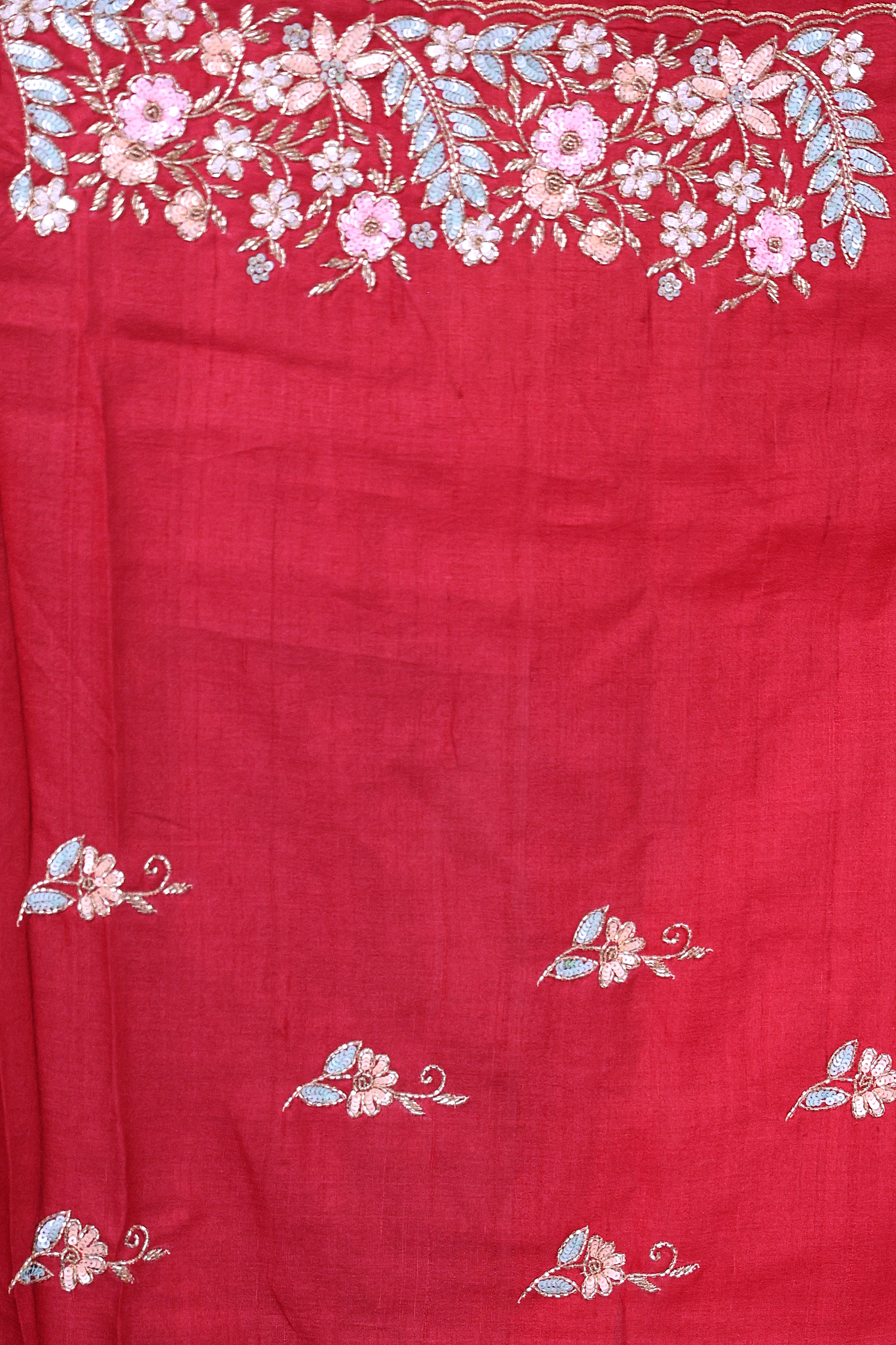 Tussar Zardosi Hand Work