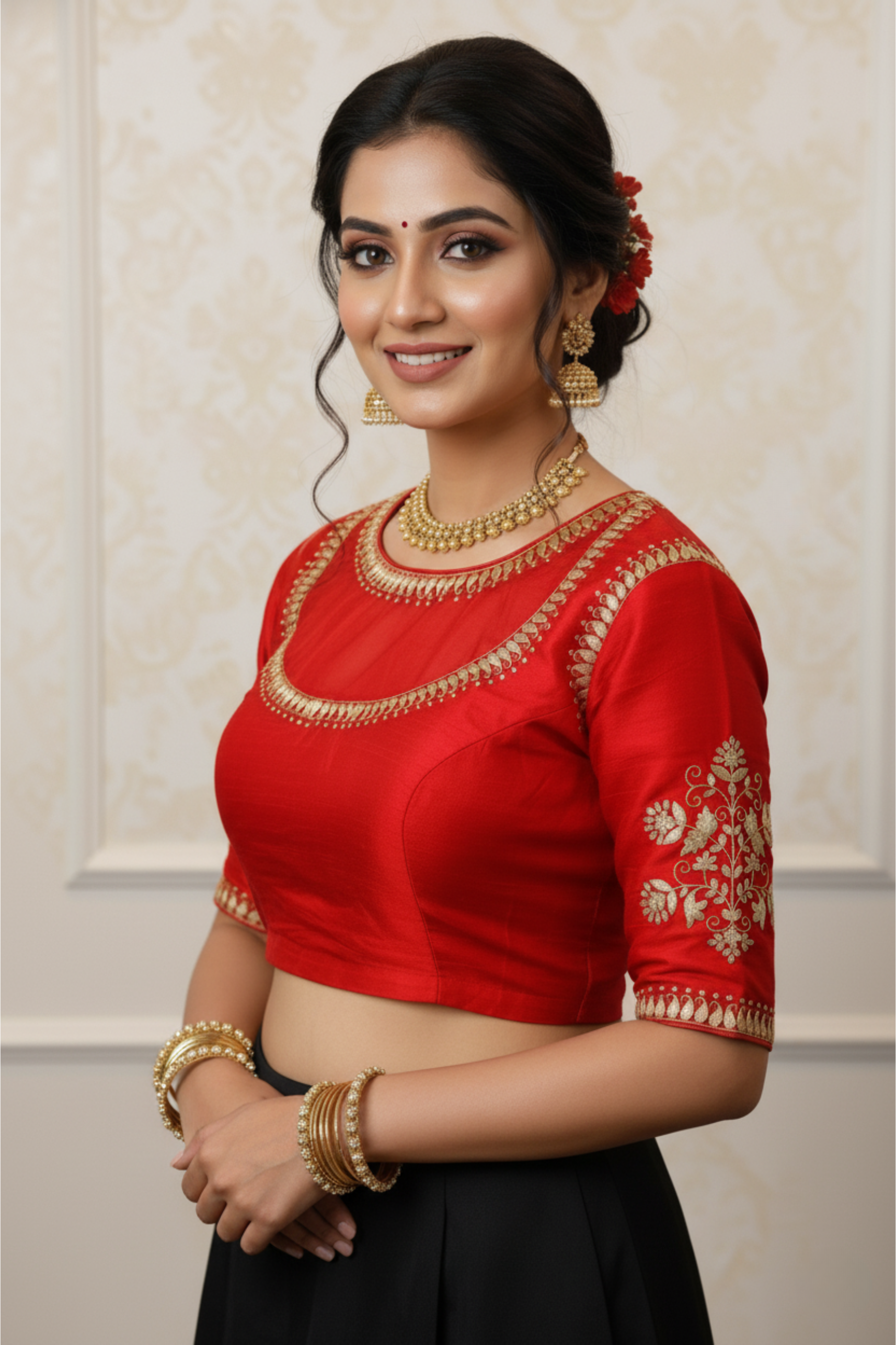 Raw Silk Pitazari Work