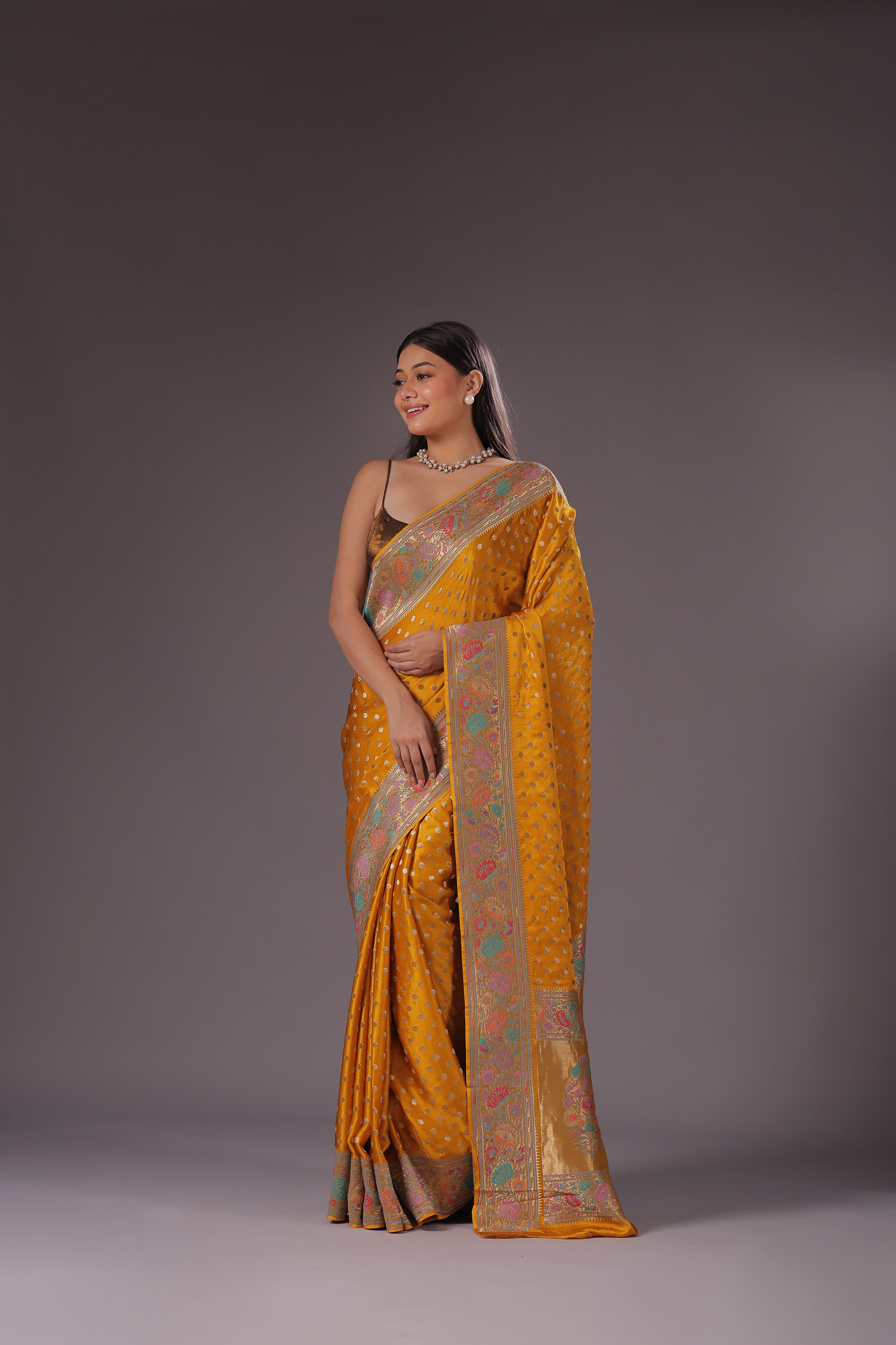 Semi Mashru Banarasi