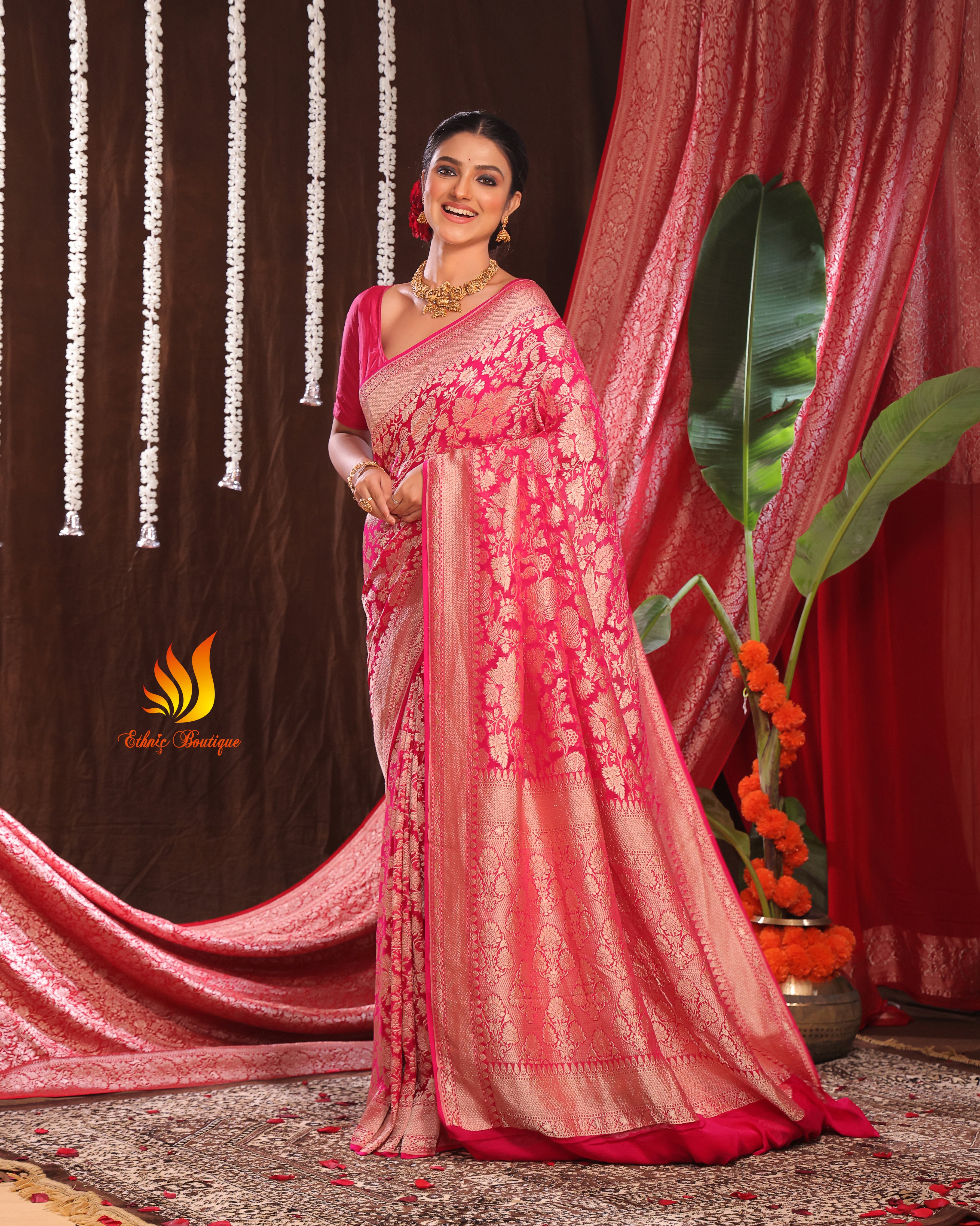 Pure Khaddi Georgette Banarasi