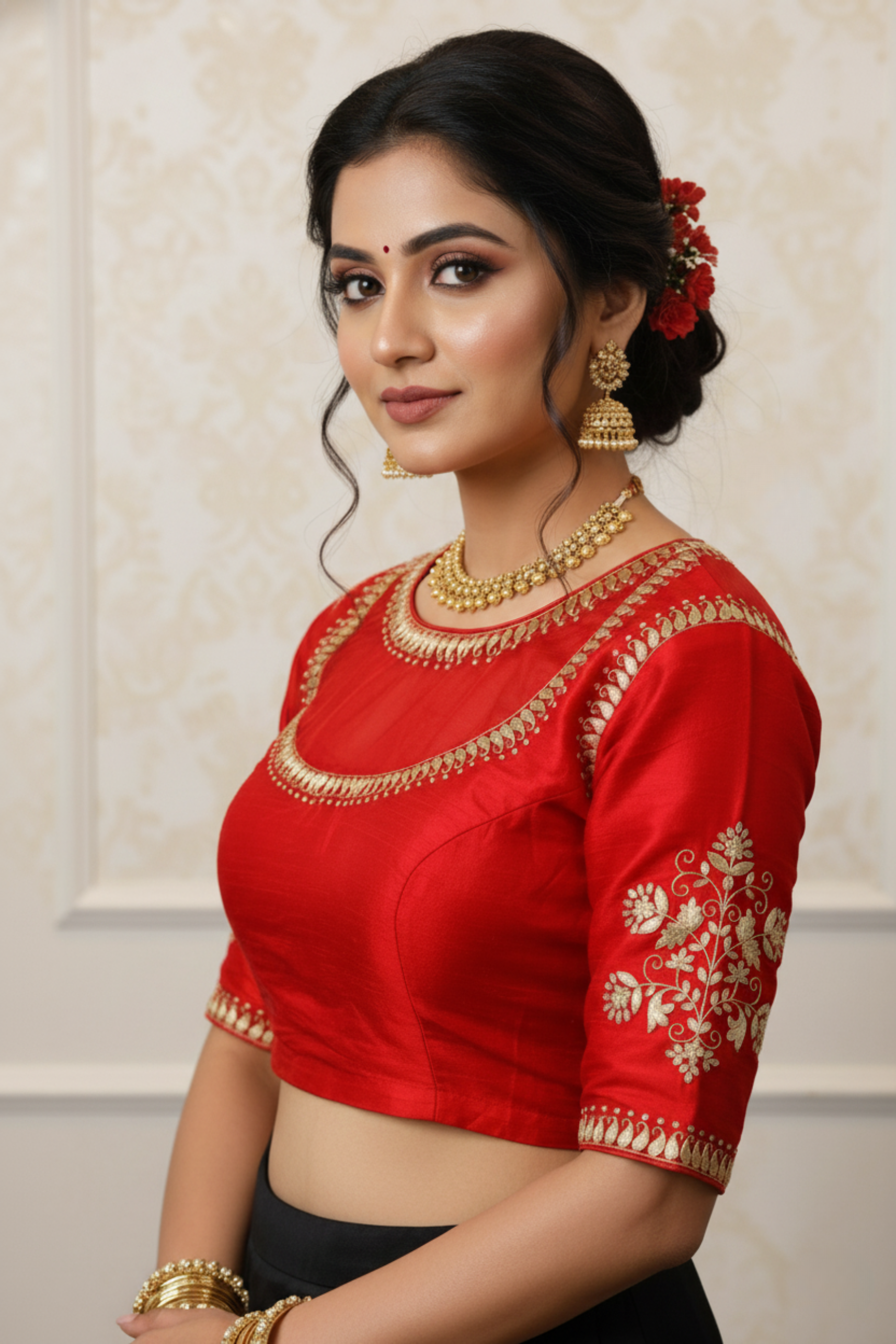 Raw Silk Pitazari Work