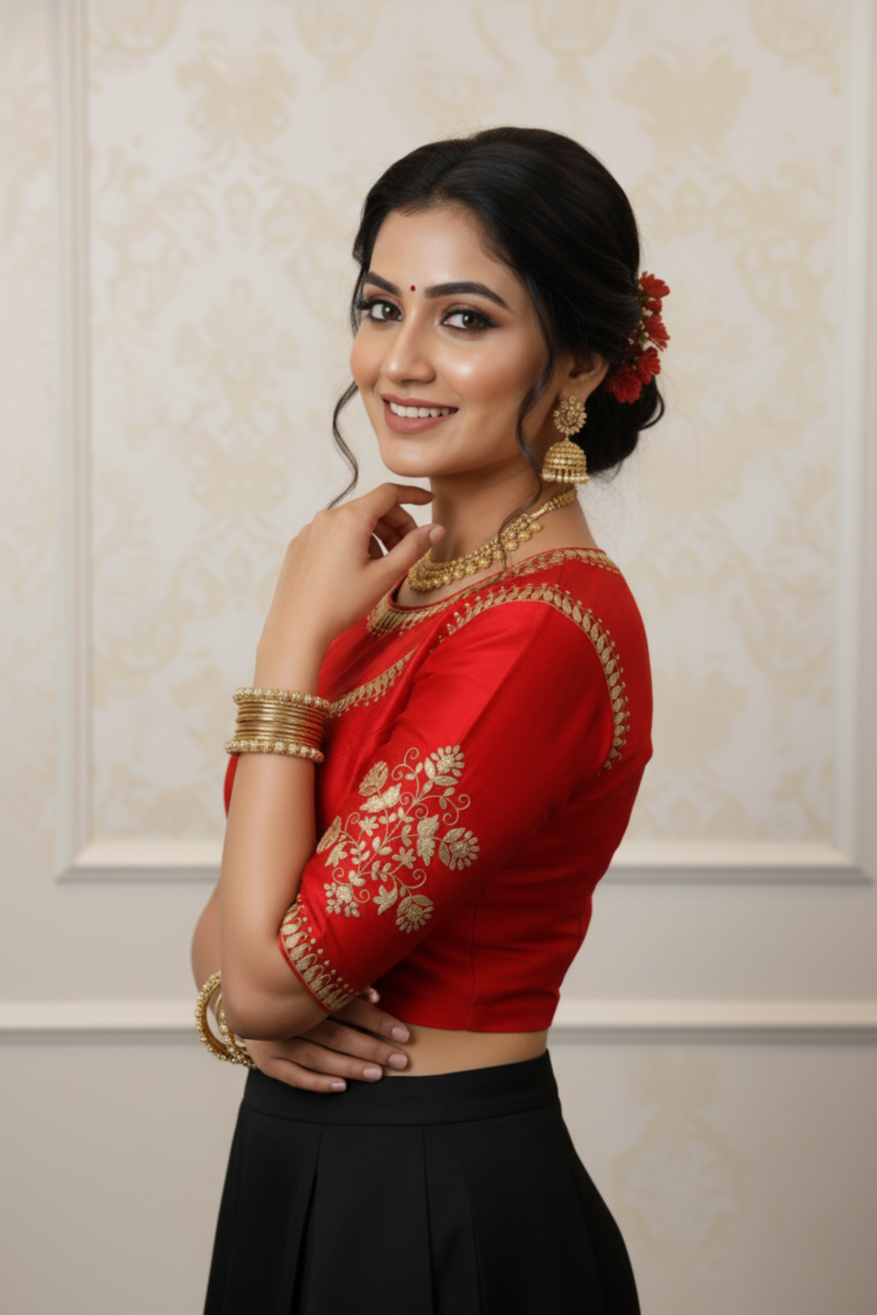 Raw Silk Pitazari Work