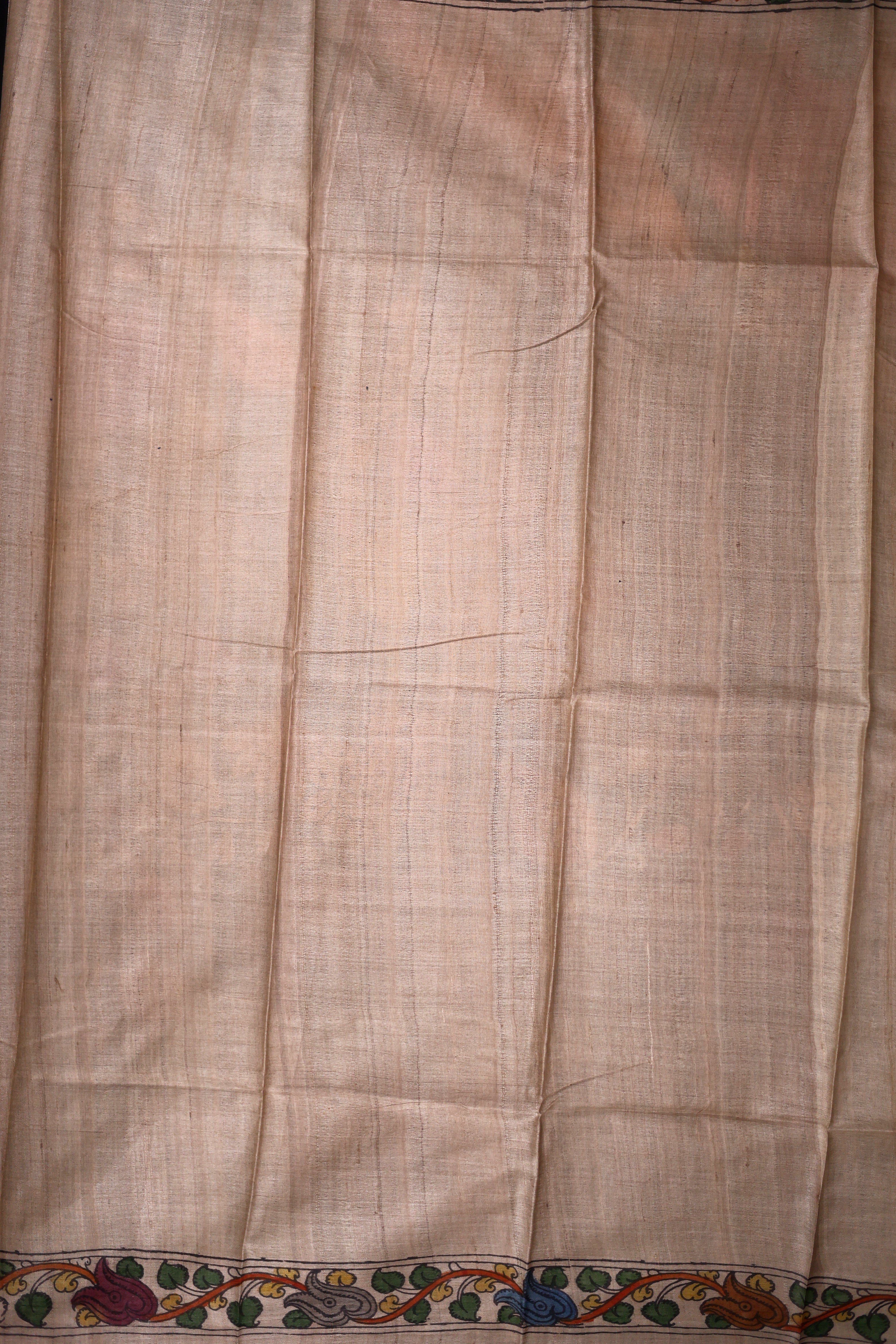 Pure Tussar Hand Kalamkari