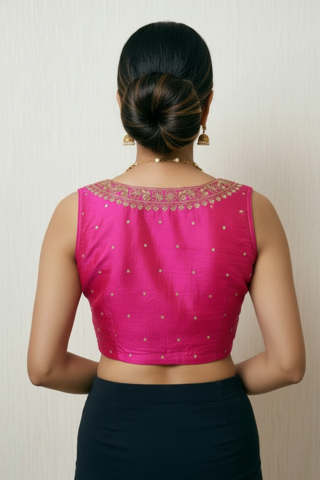 Raw Silk Zardosi Work