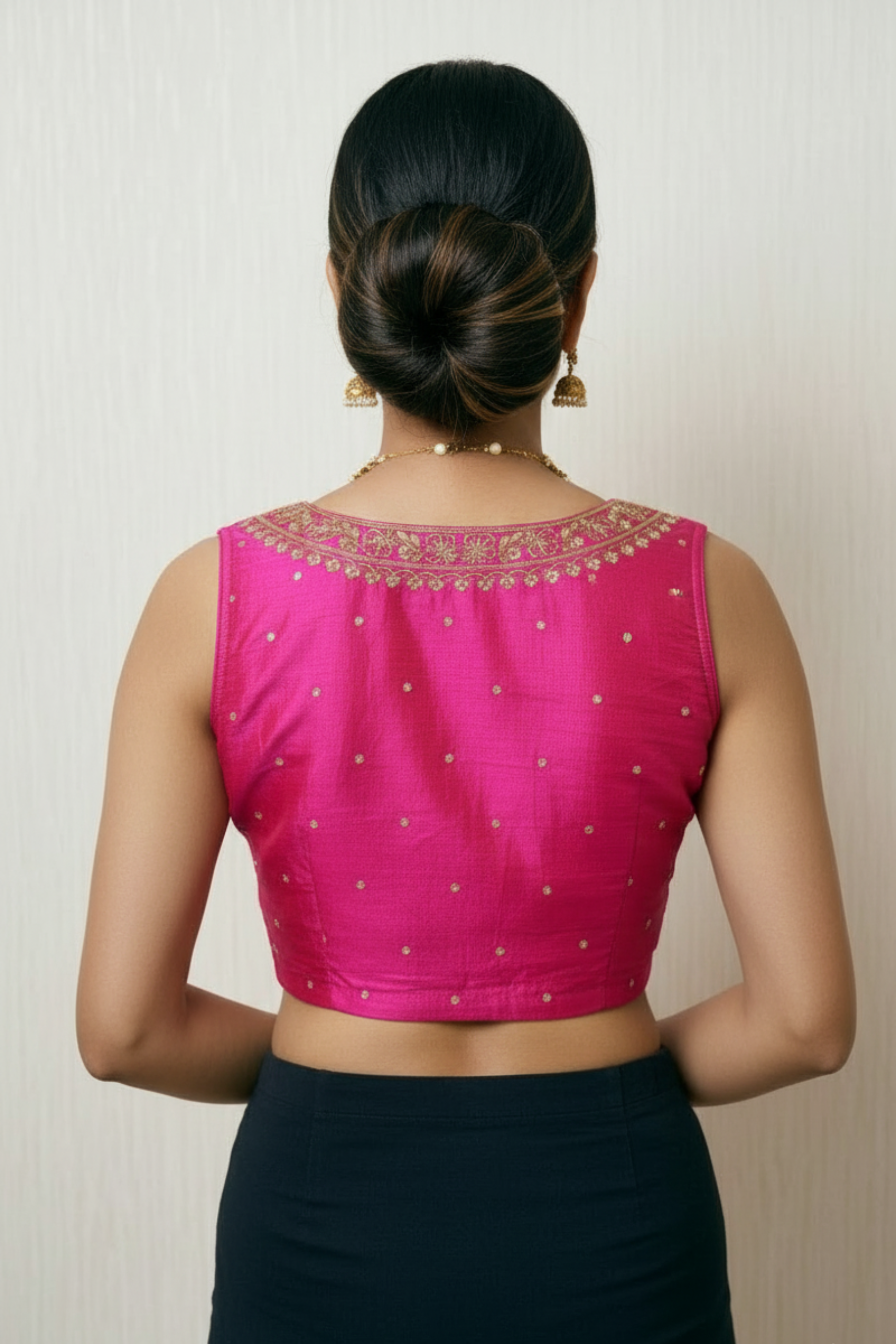 Raw Silk Zardosi Work