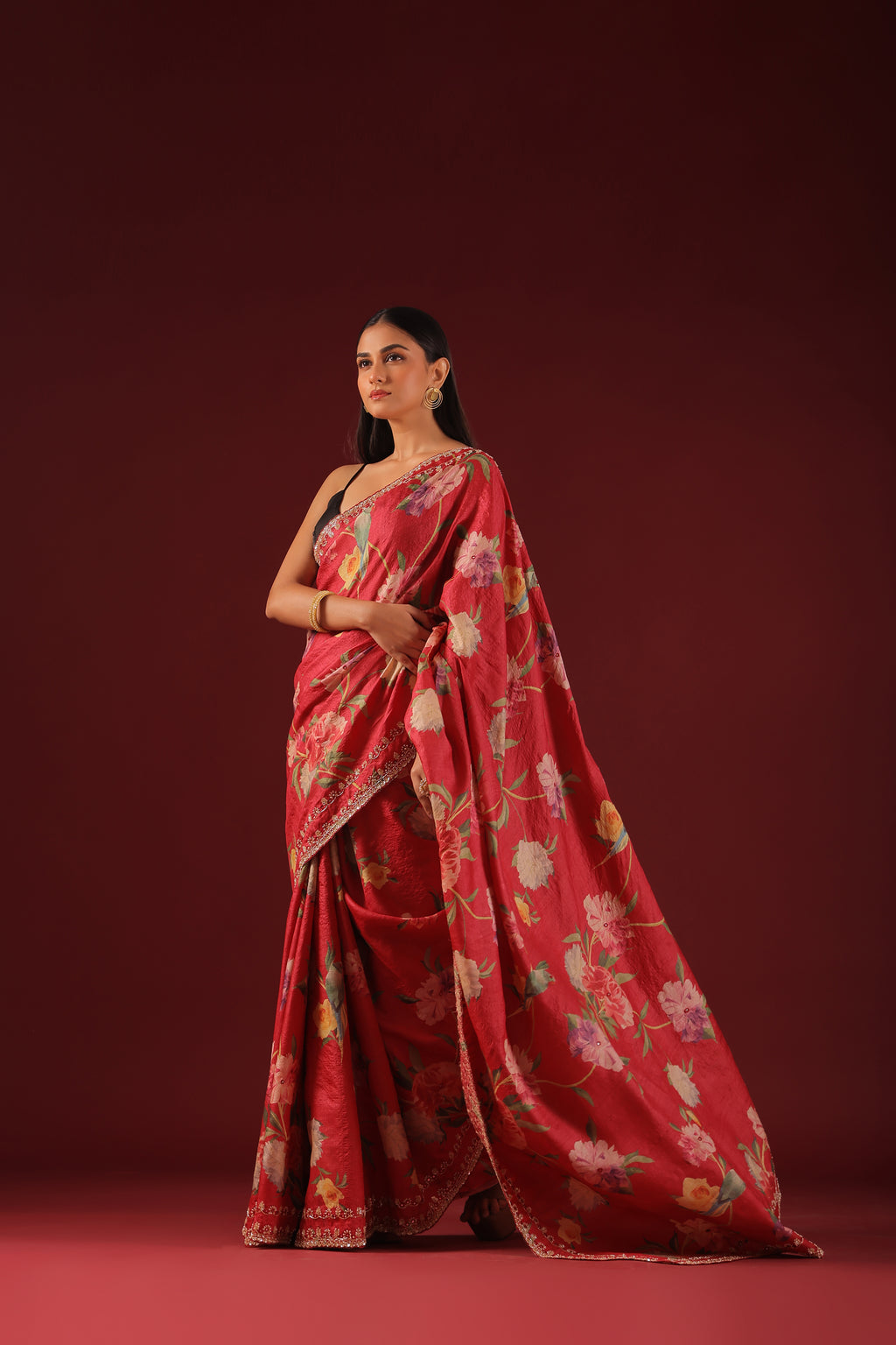 Tussar Zardosi Work