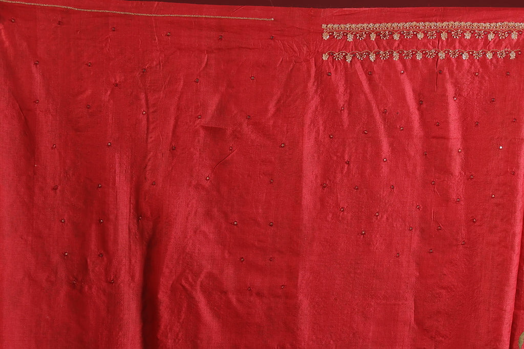 Tussar Zardosi Work