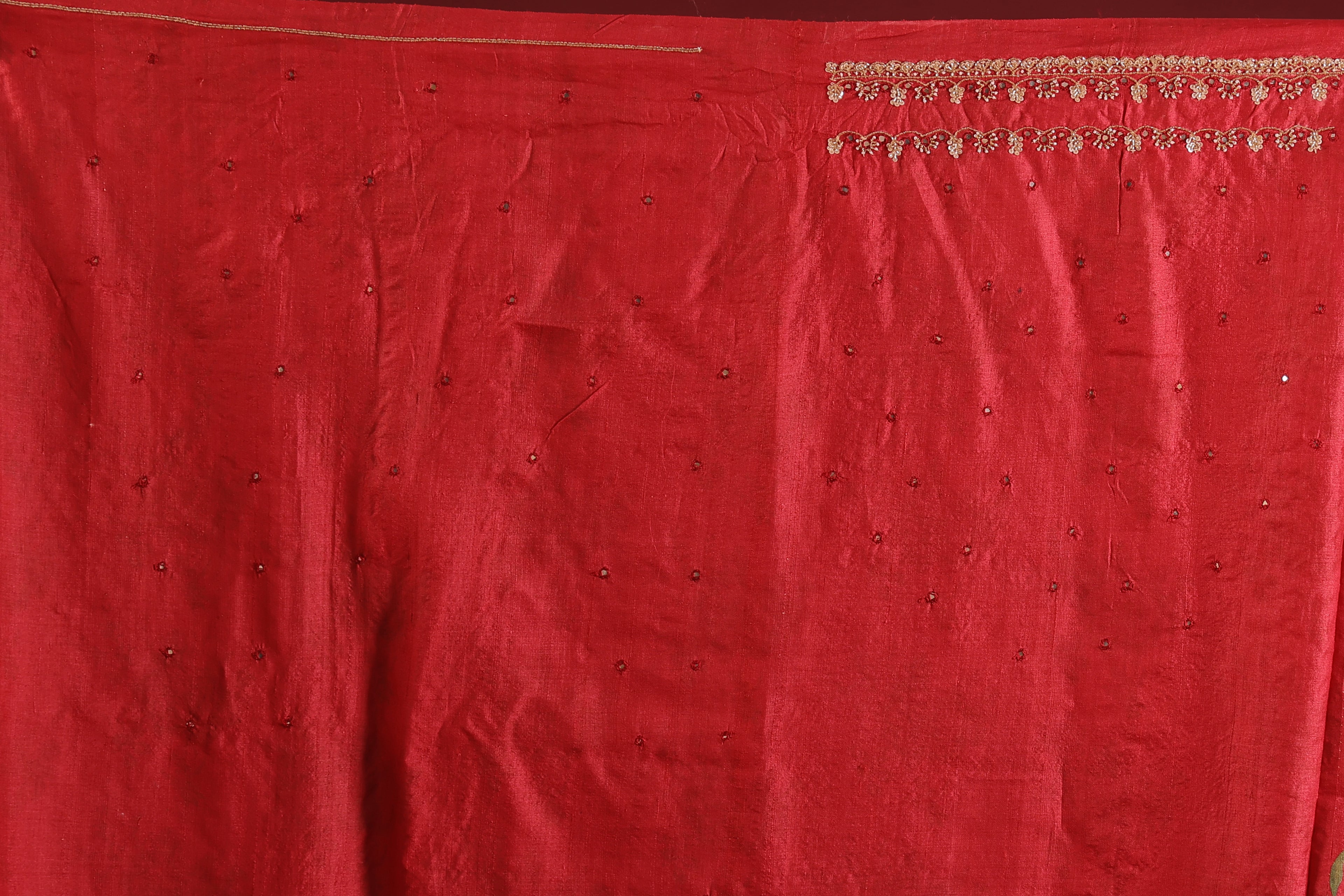 Tussar Zardosi Work