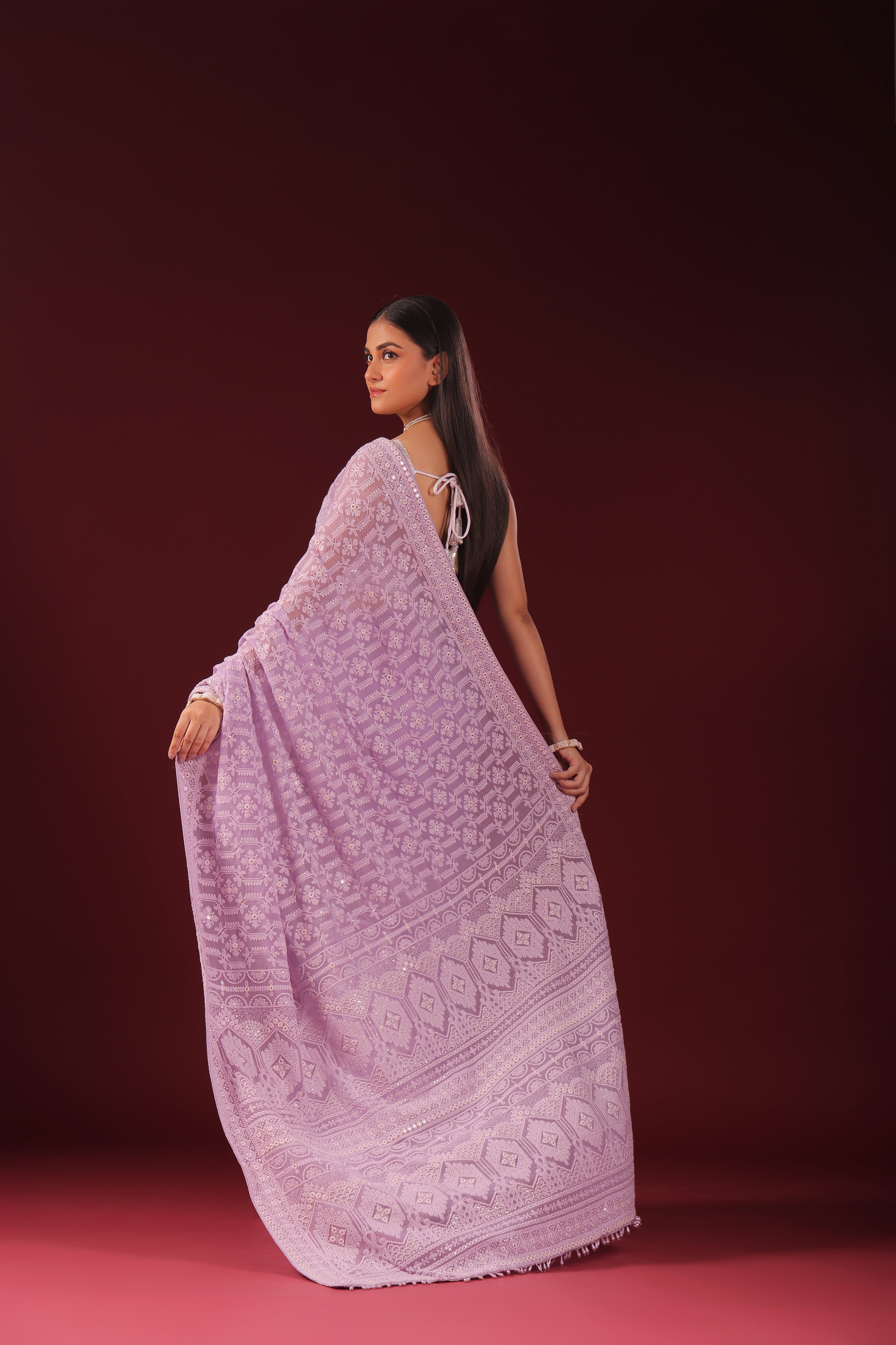 Chikankari Saree