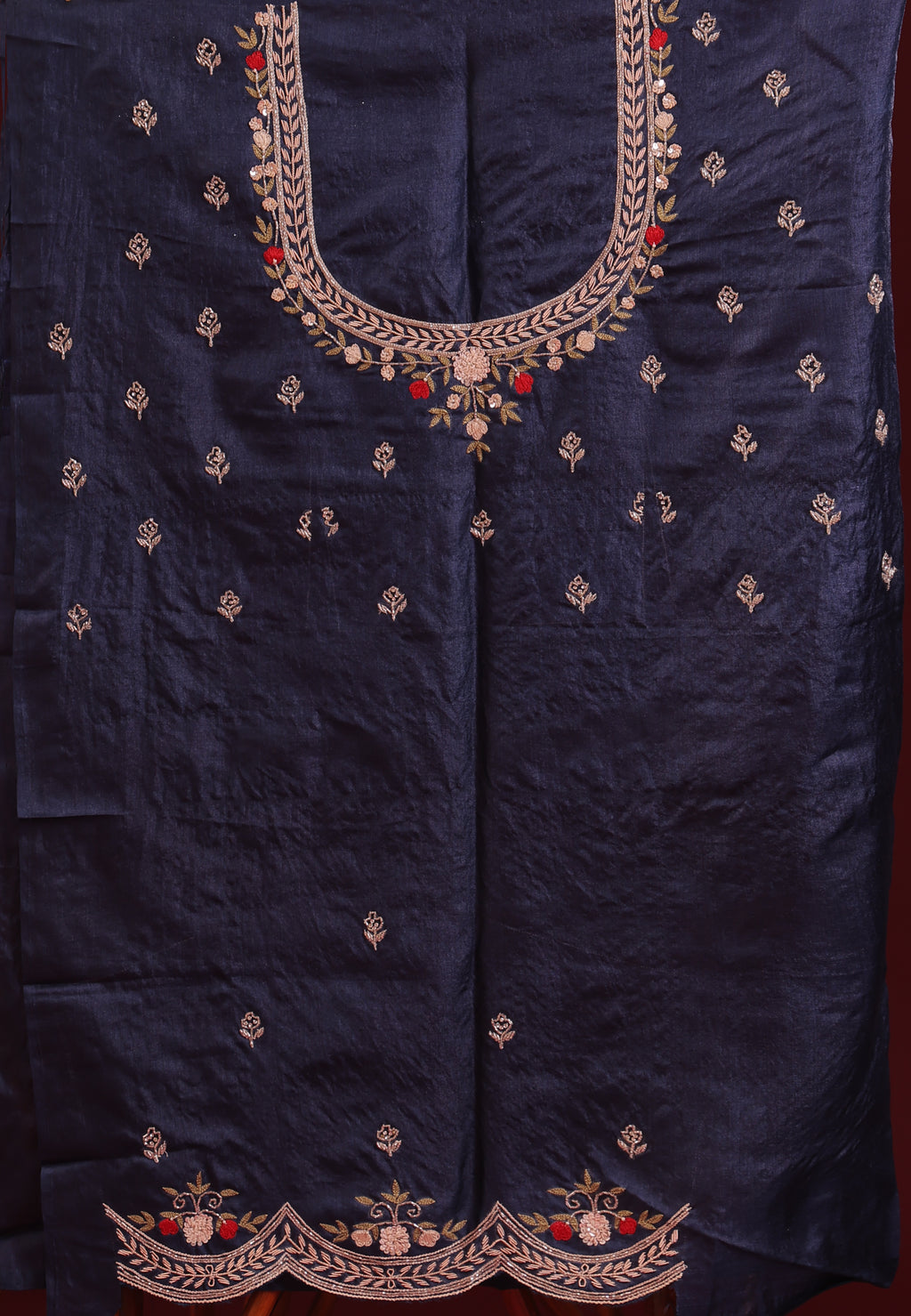 Tussar Zardosi Work